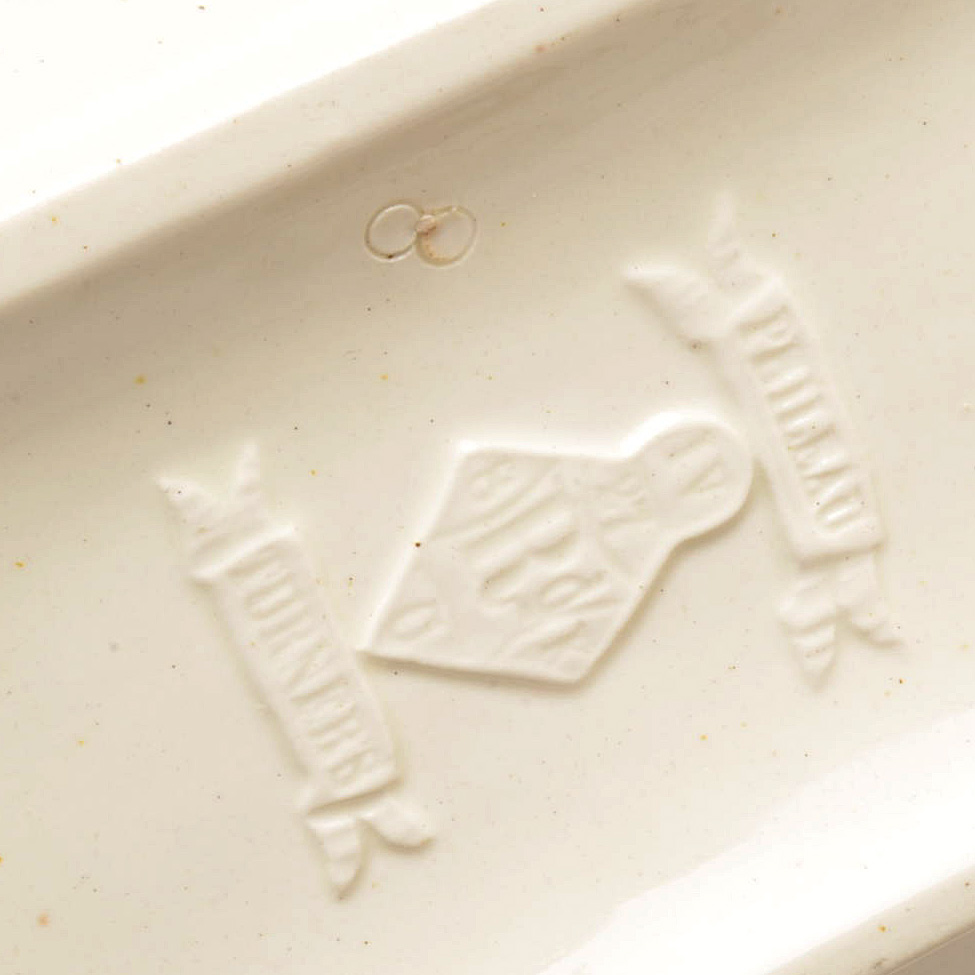 Antique  G. W. Turner and Sons Transferware "Phileau" Tureen