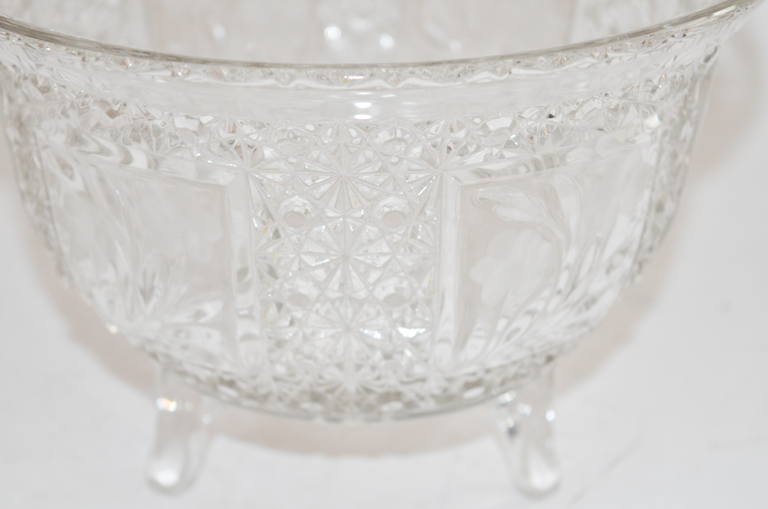 Collection of Antique Cut Glass Serevware