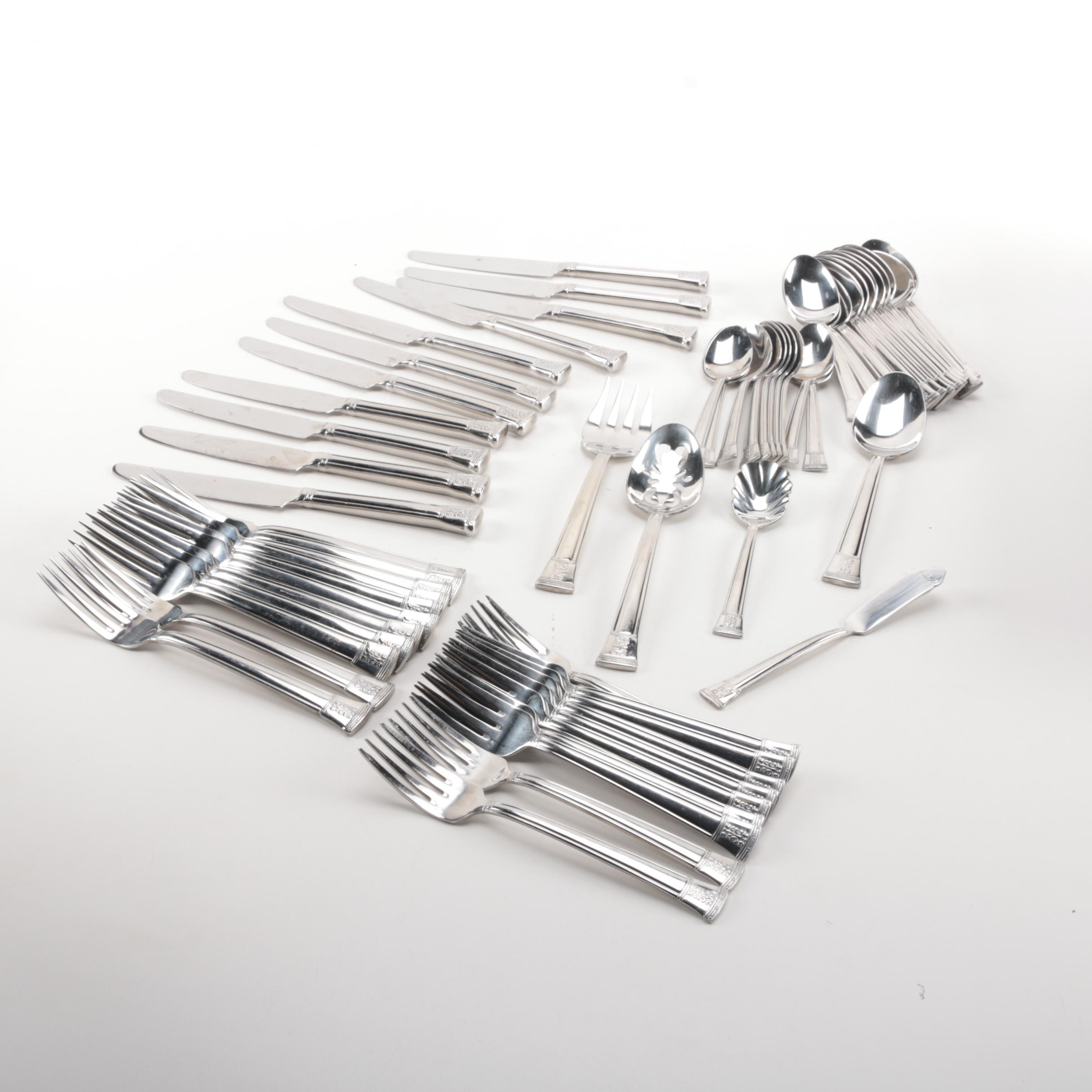 Wallace "Neo Classic" Stainless Steel Flatware Set