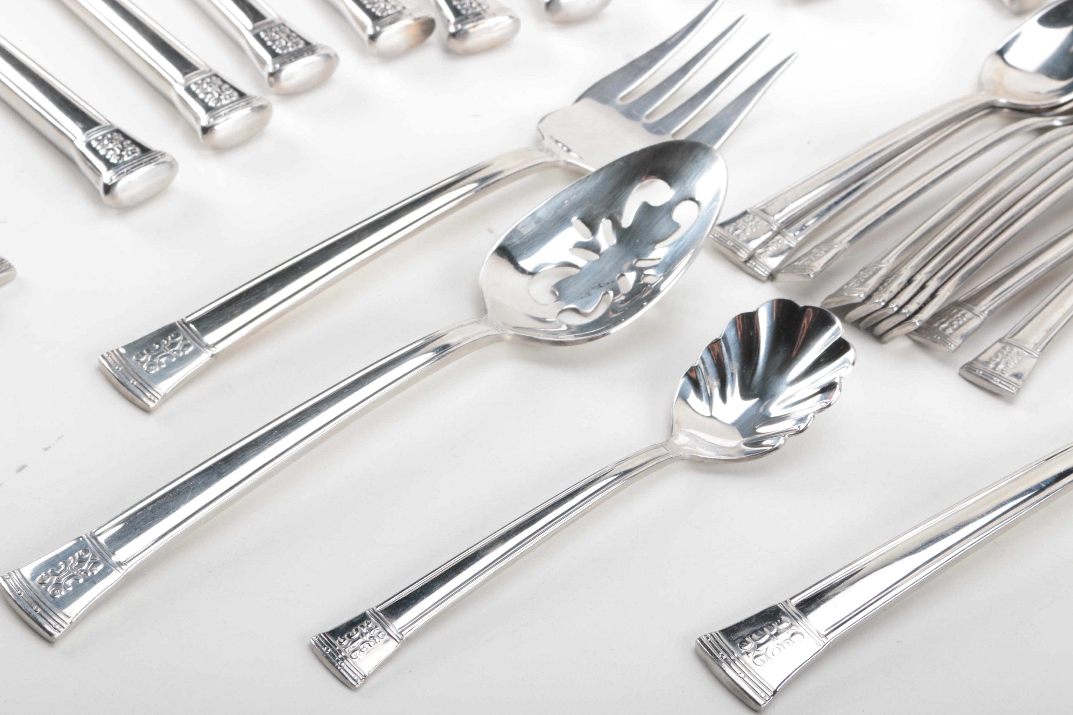 Wallace "Neo Classic" Stainless Steel Flatware Set