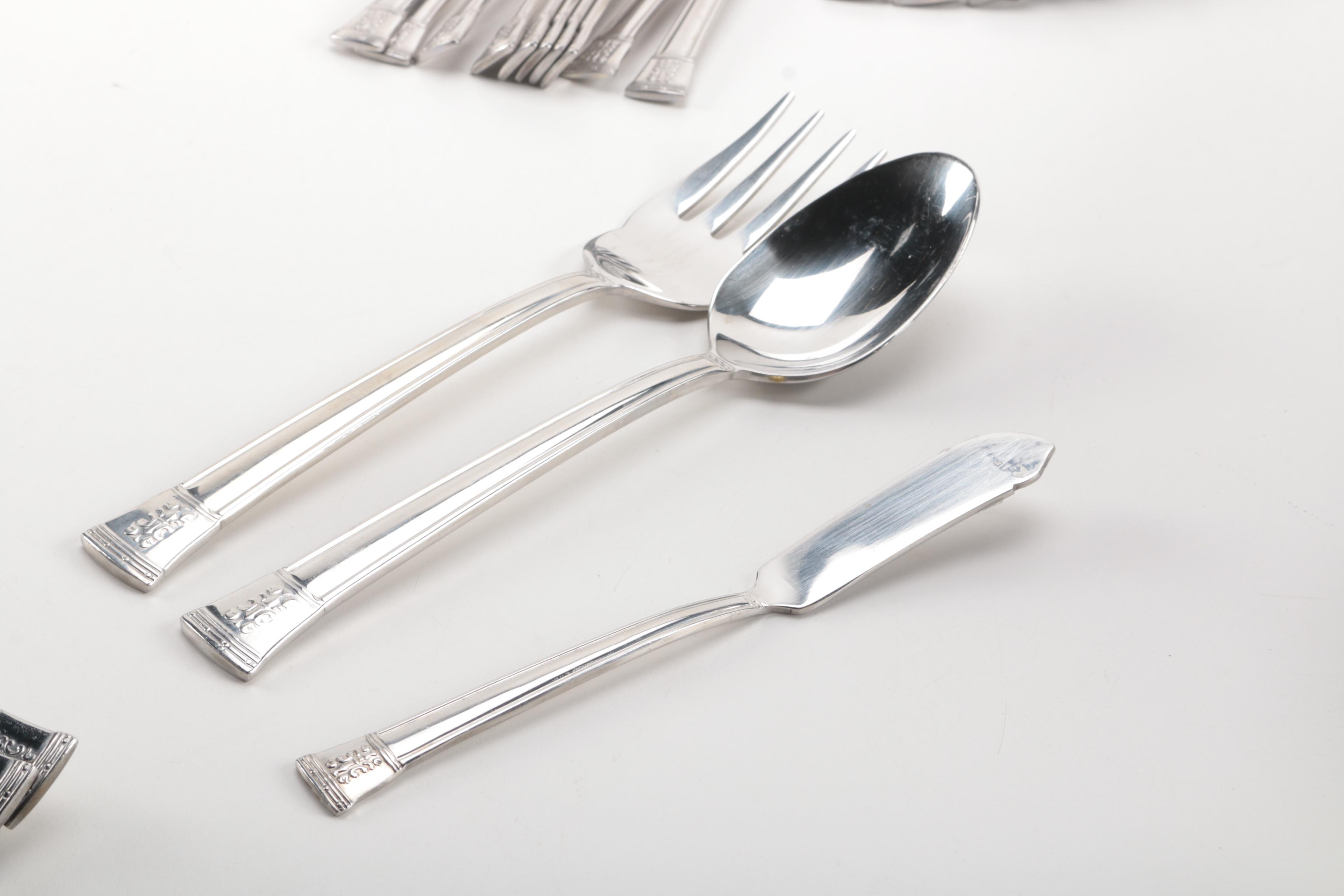 Wallace "Neo Classic" Stainless Steel Flatware Set