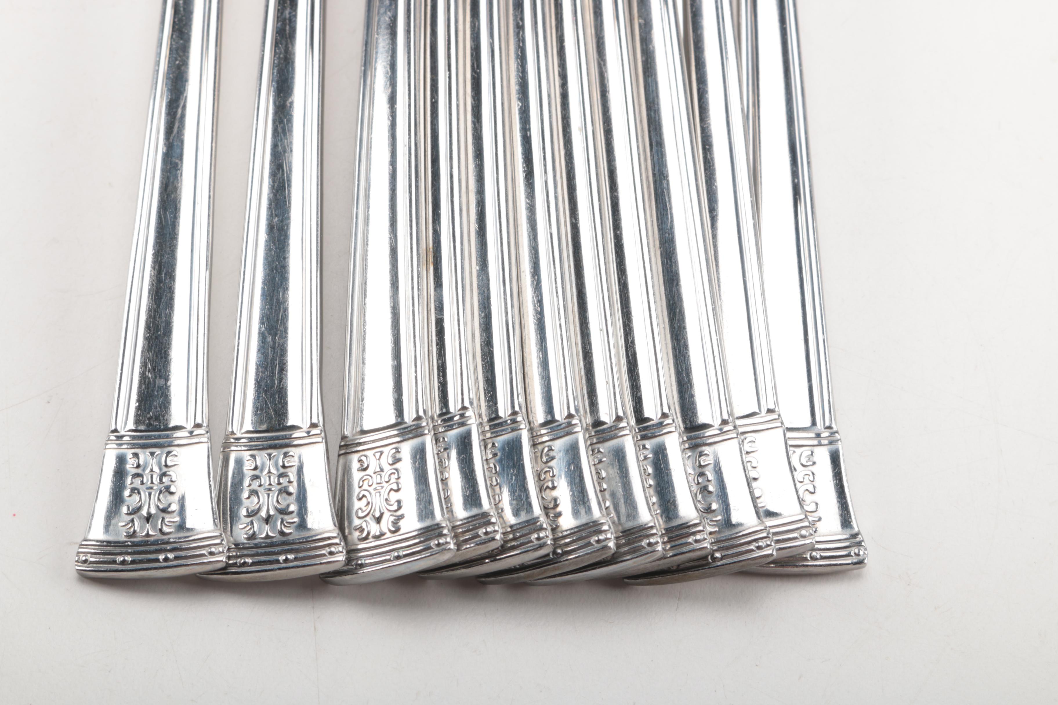 Wallace "Neo Classic" Stainless Steel Flatware Set