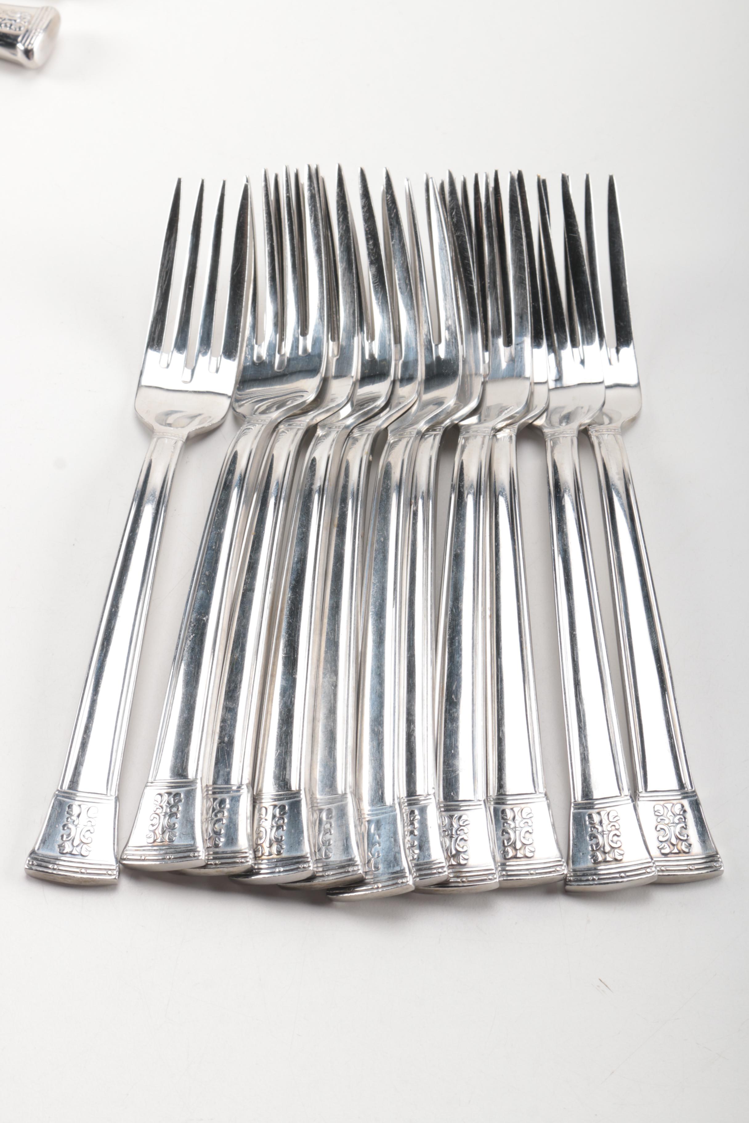 Wallace "Neo Classic" Stainless Steel Flatware Set