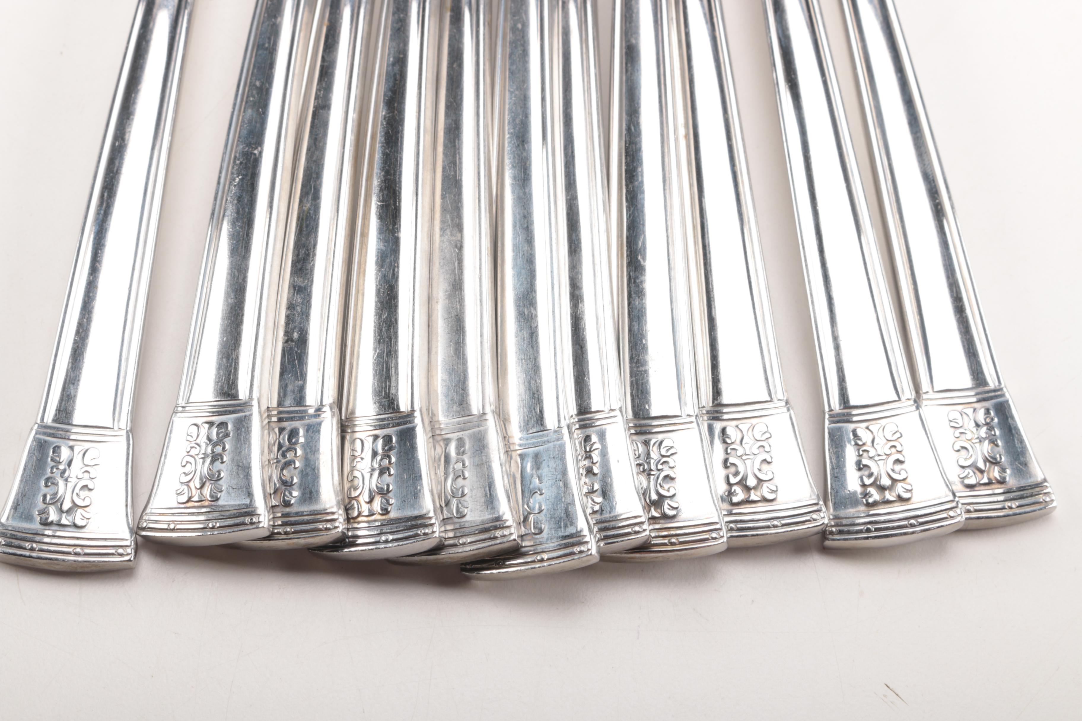 Wallace "Neo Classic" Stainless Steel Flatware Set