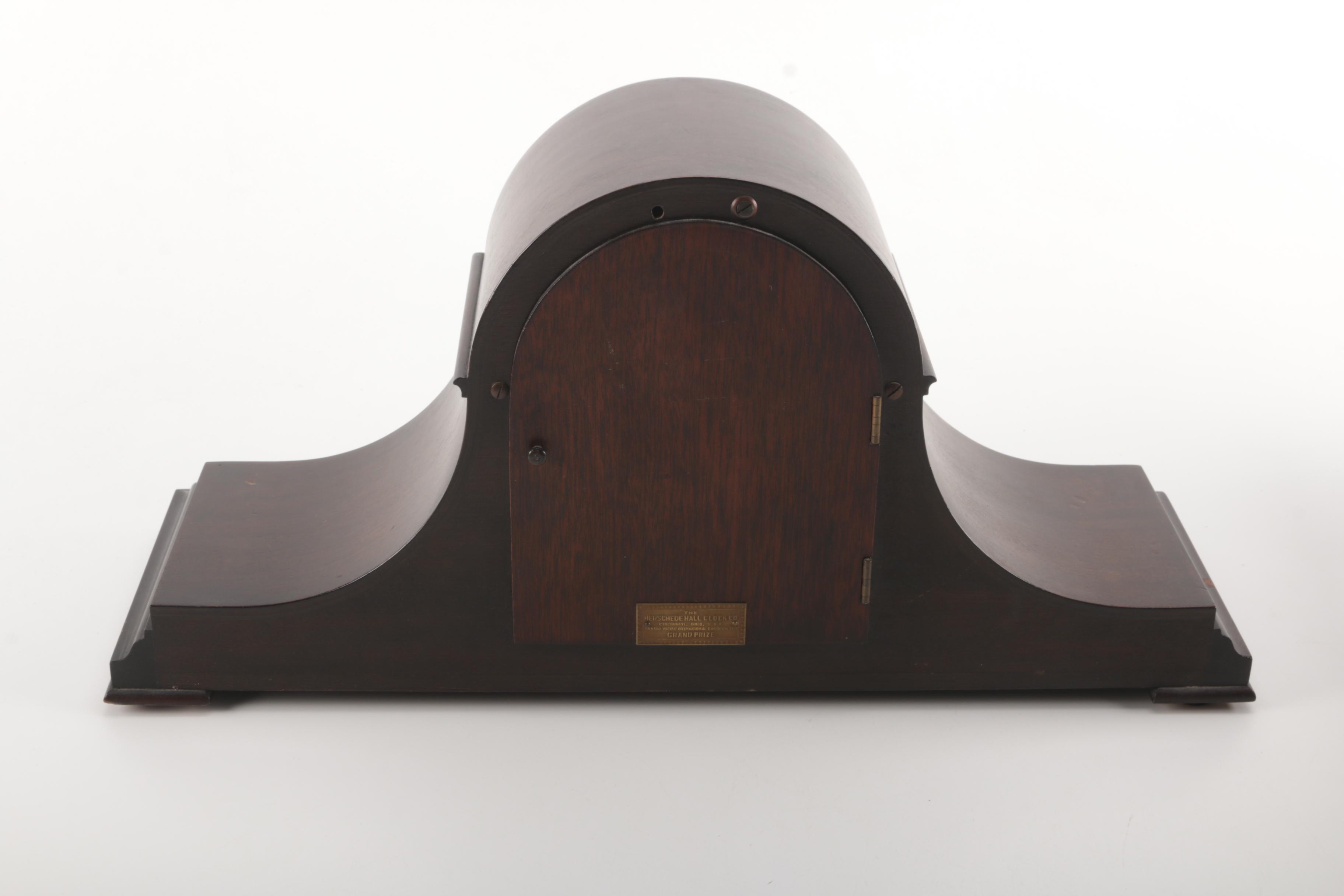 Herschede Wood Frame Desk Clock