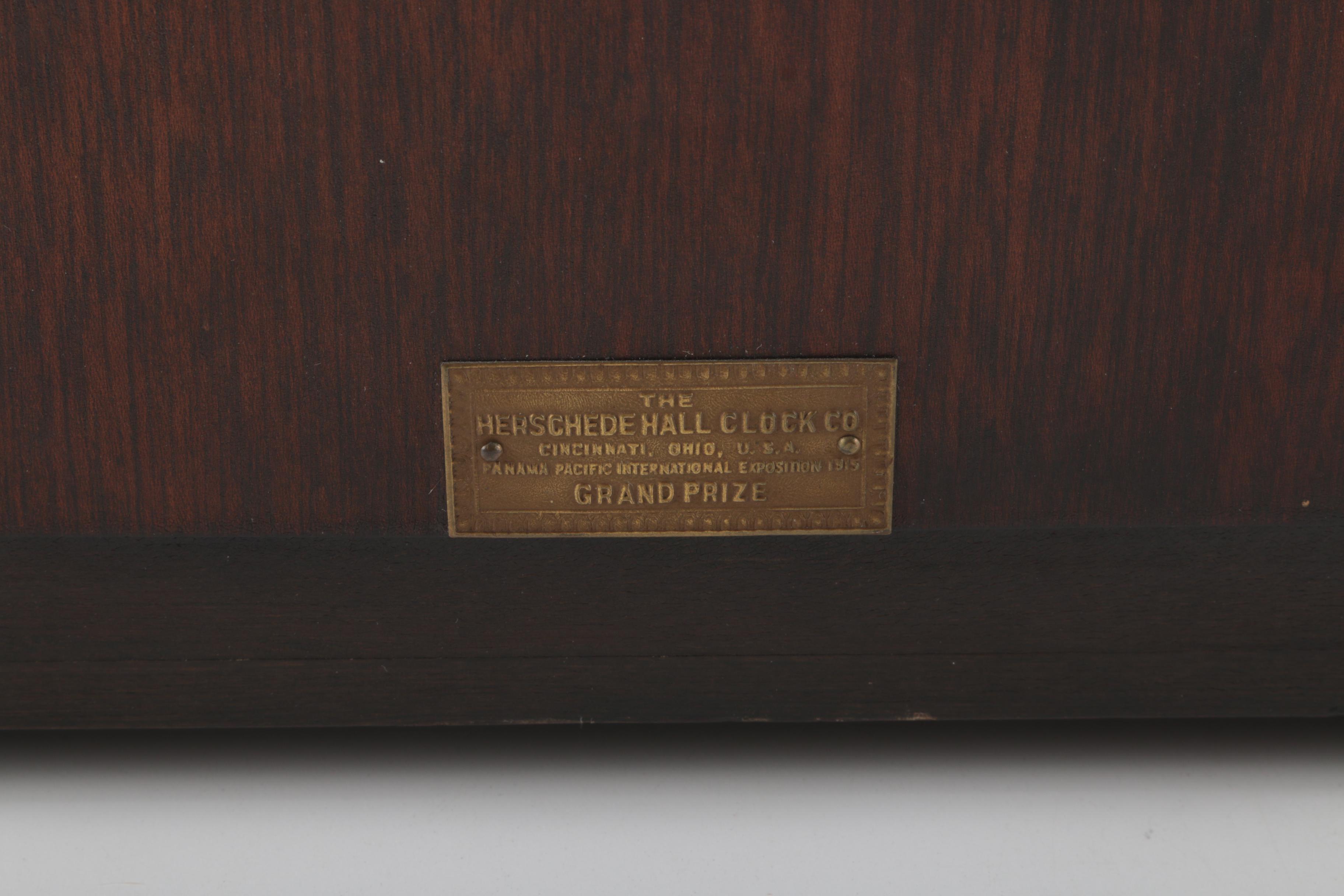 Herschede Wood Frame Desk Clock