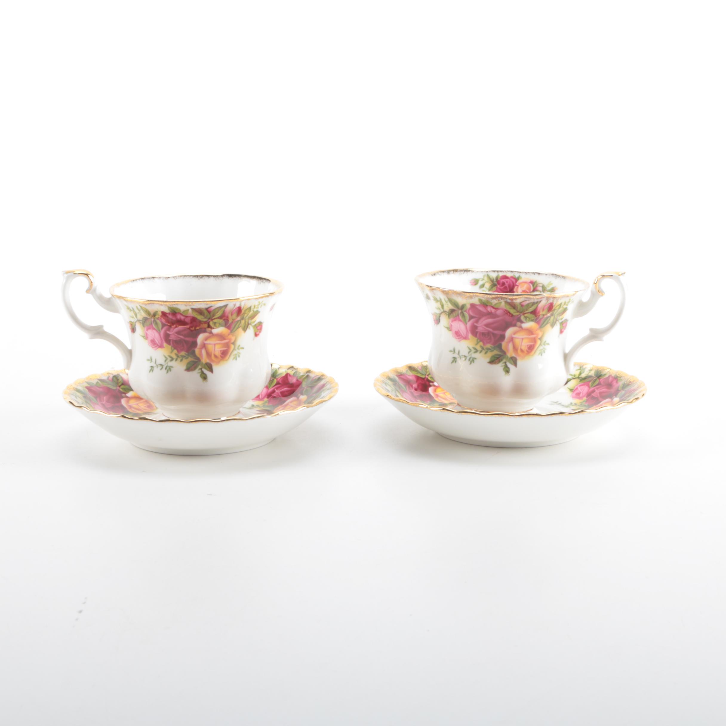 Vintage Royal Albert "Old Country Roses" Tea Cups