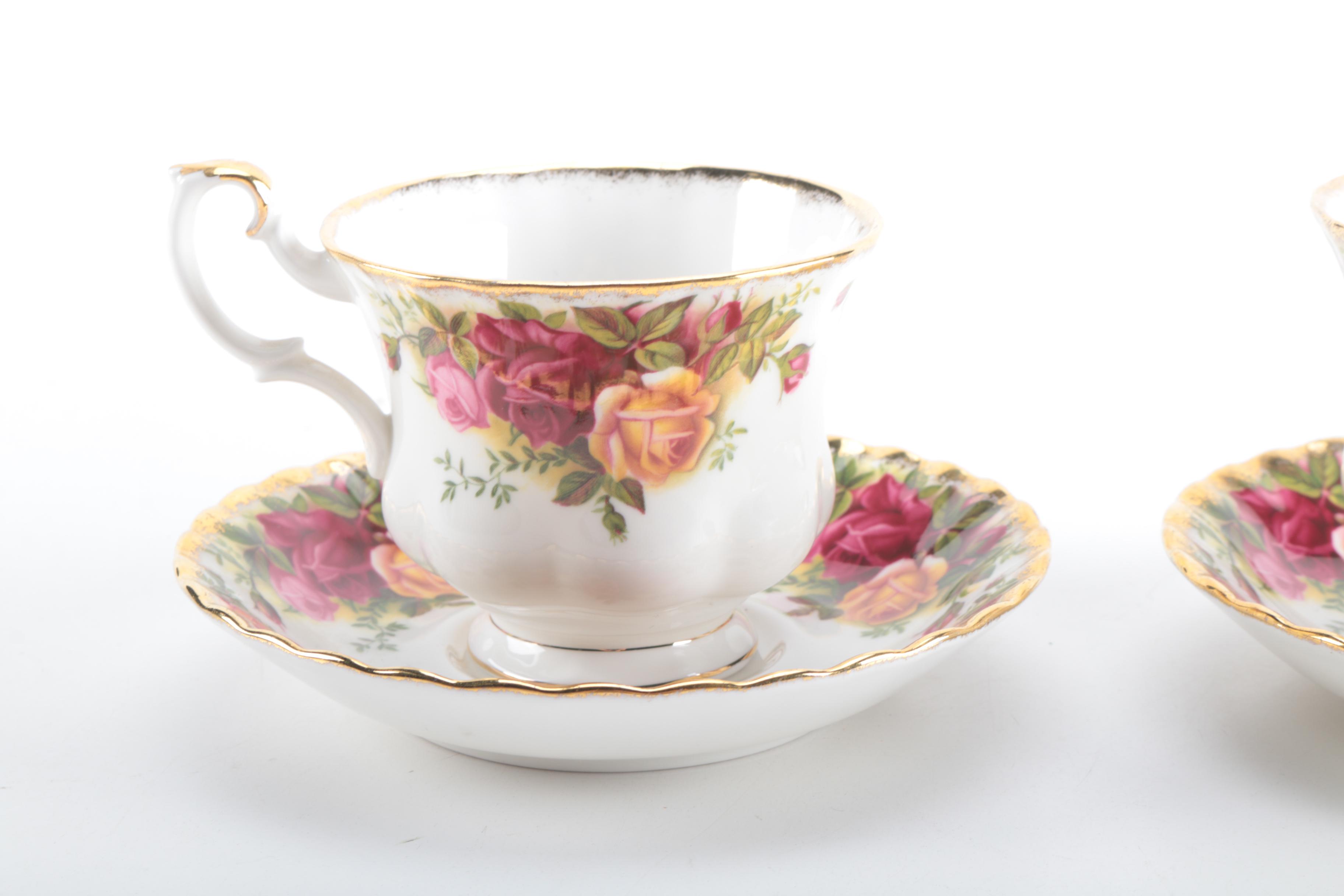 Vintage Royal Albert "Old Country Roses" Tea Cups