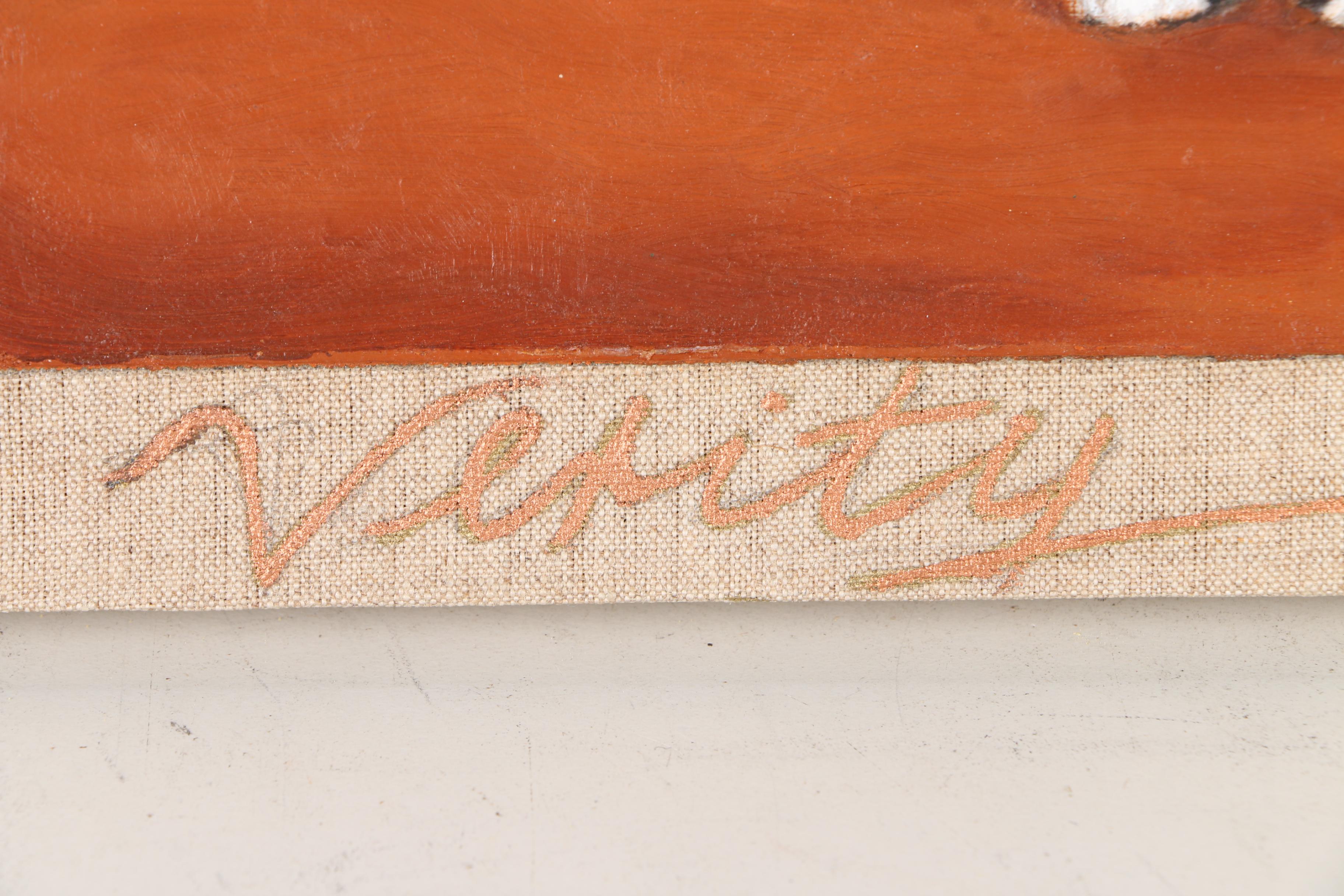 Patricia Hansen Oil Paintings on Mounted Paper "Verity" and "Cabot Magnificat", With Source Photo Contact Sheets