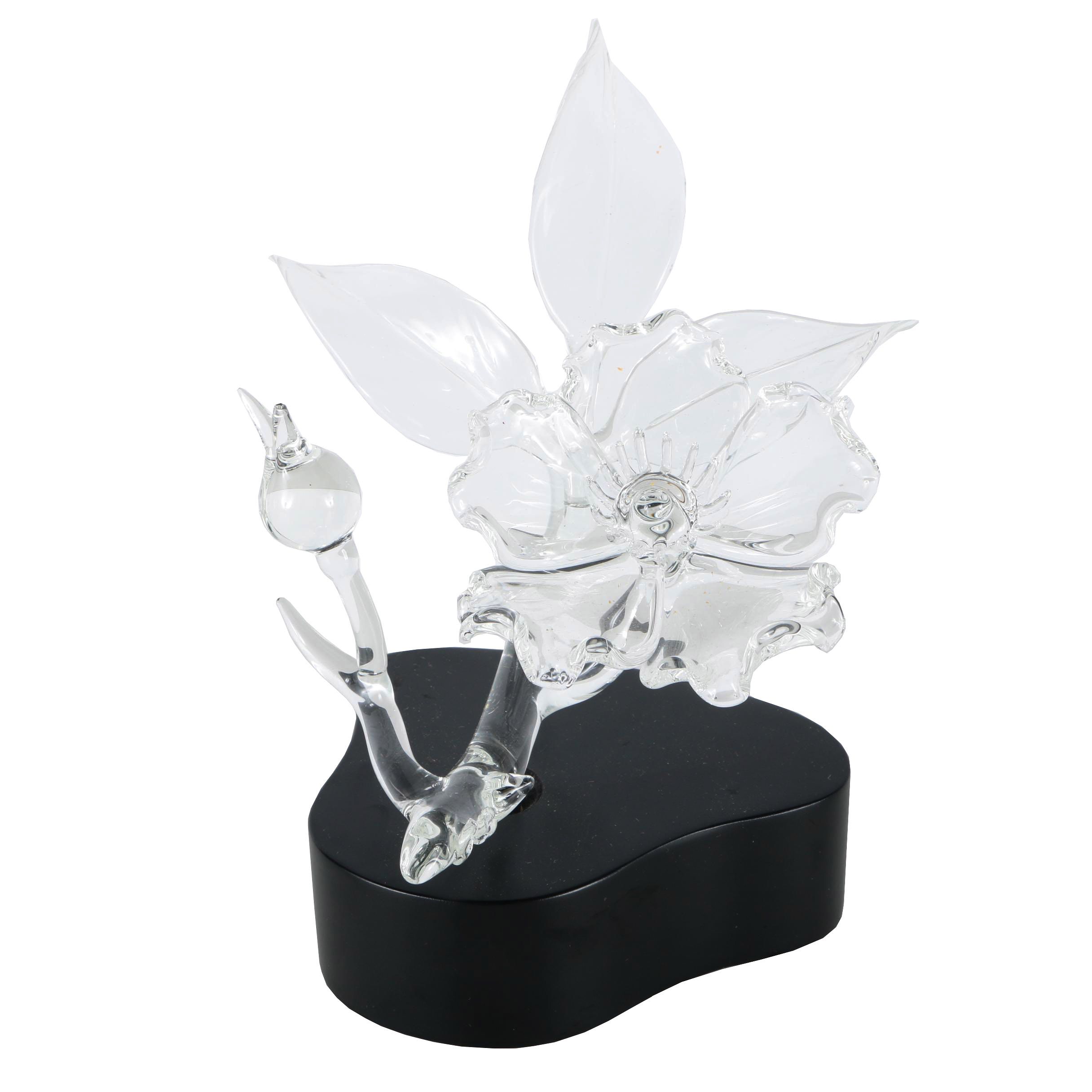 Frabel Studios Hoa Tran Glass Sculpture of Flower