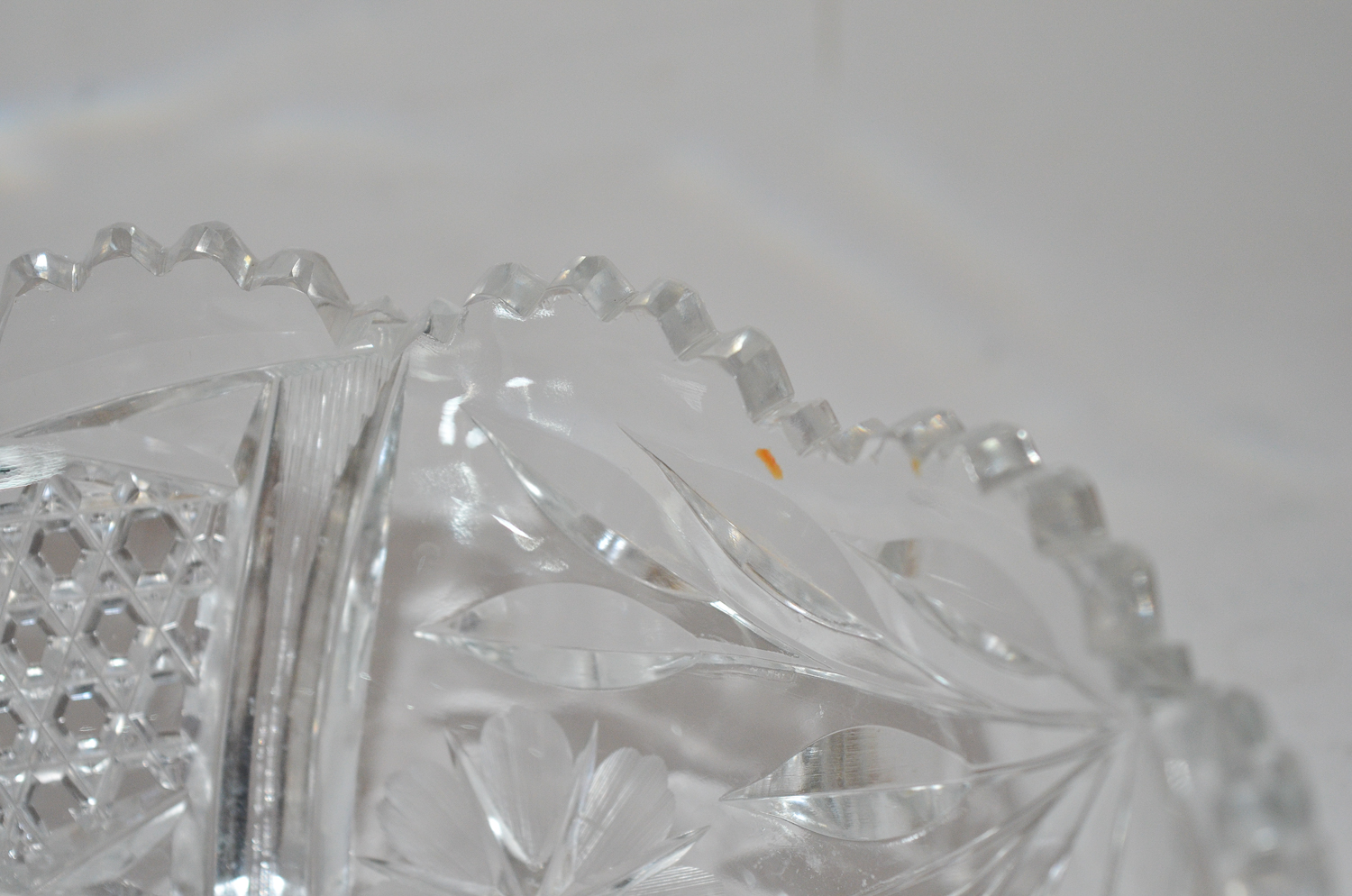 Antique Cut Glass Bowl