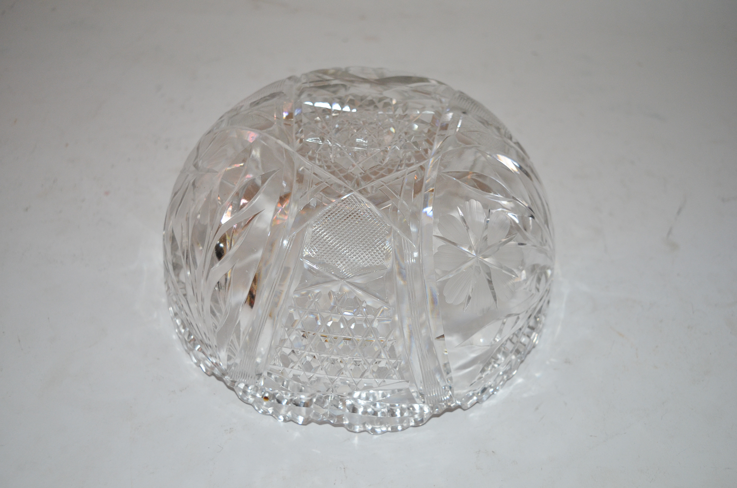 Antique Cut Glass Bowl
