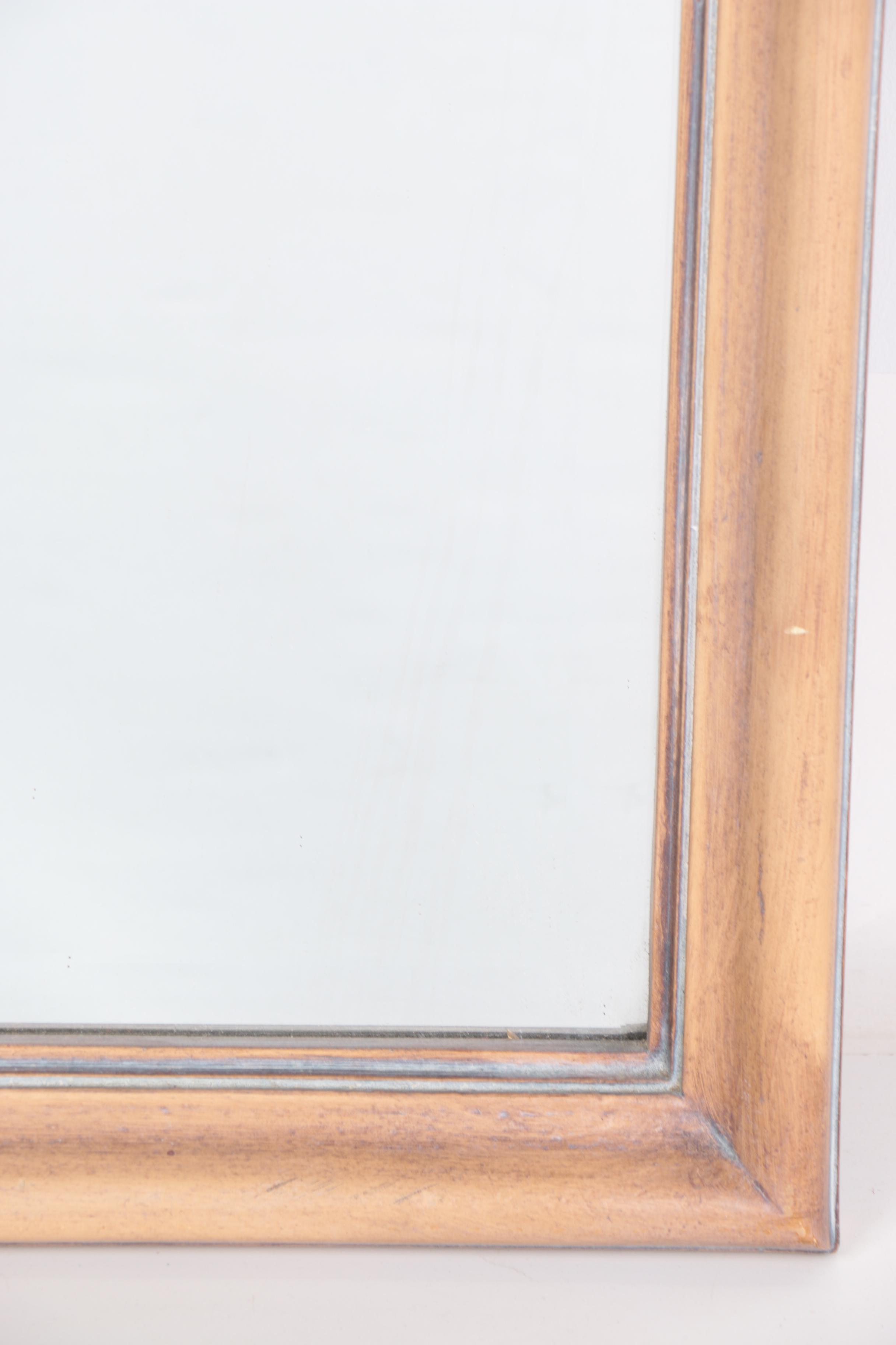 Vintage Hollywood Regency "Ribbon" Wall Mirror