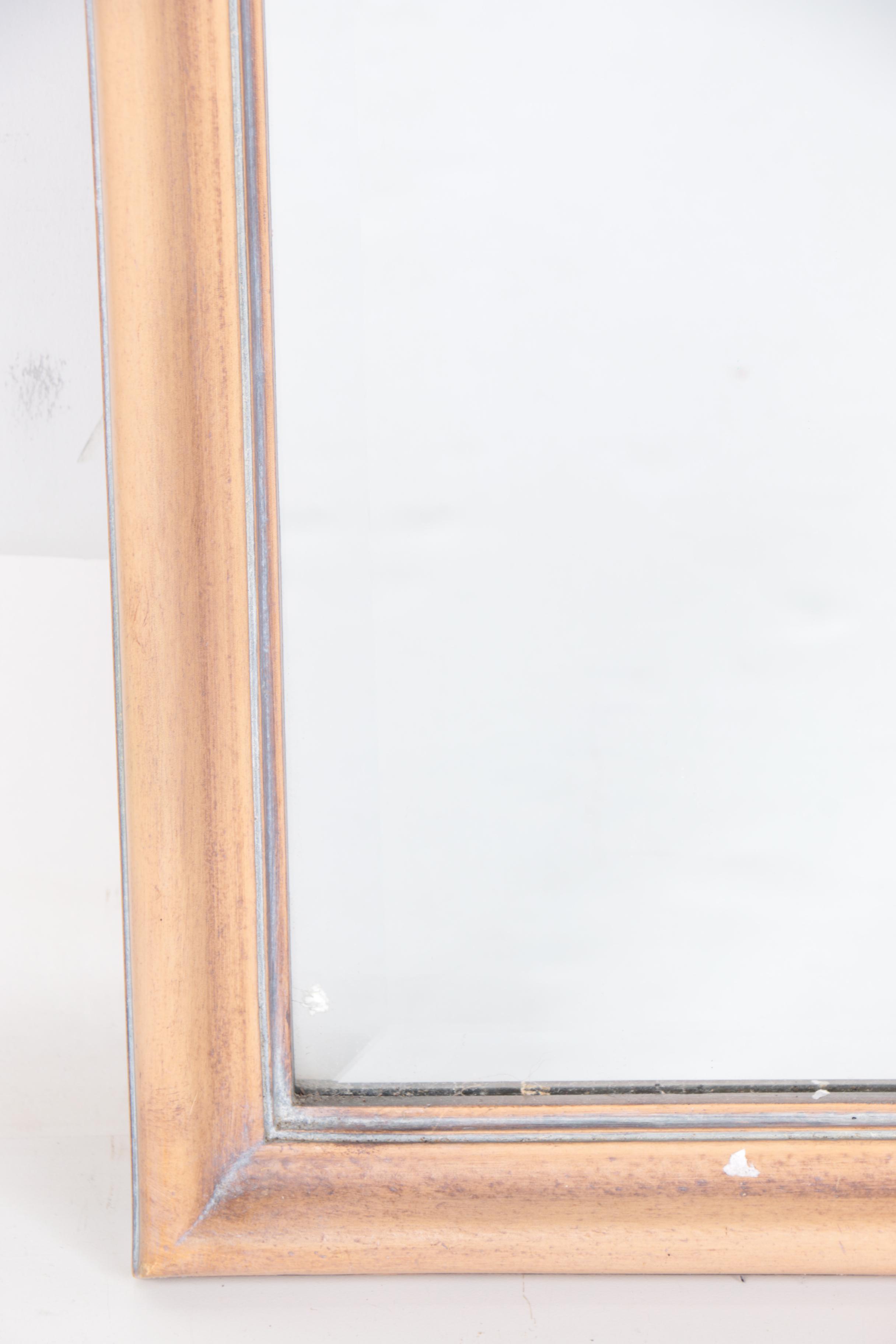 Vintage Hollywood Regency "Ribbon" Wall Mirror