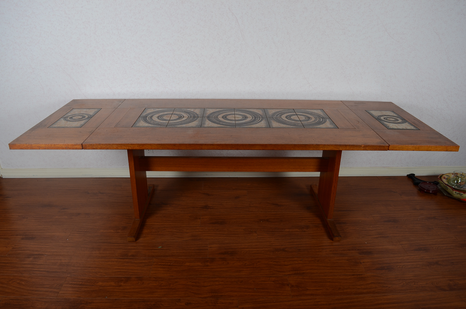 Danish Modern Tile Top Dining Table by Gangso Mobler
