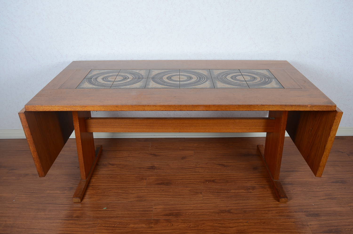 Danish Modern Tile Top Dining Table by Gangso Mobler