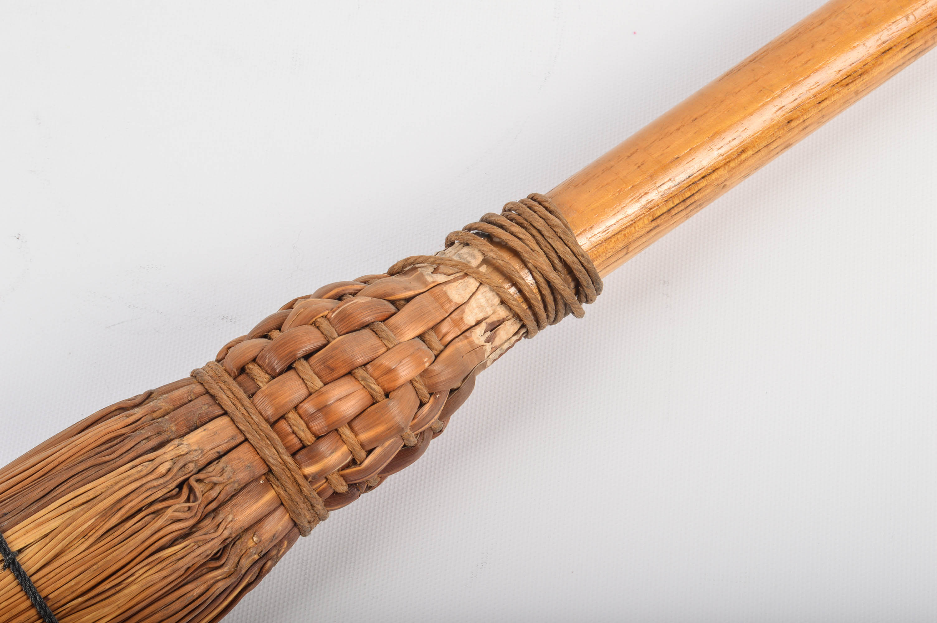 Vintage Figural Animal Head Brass and Wood Hearth Tools