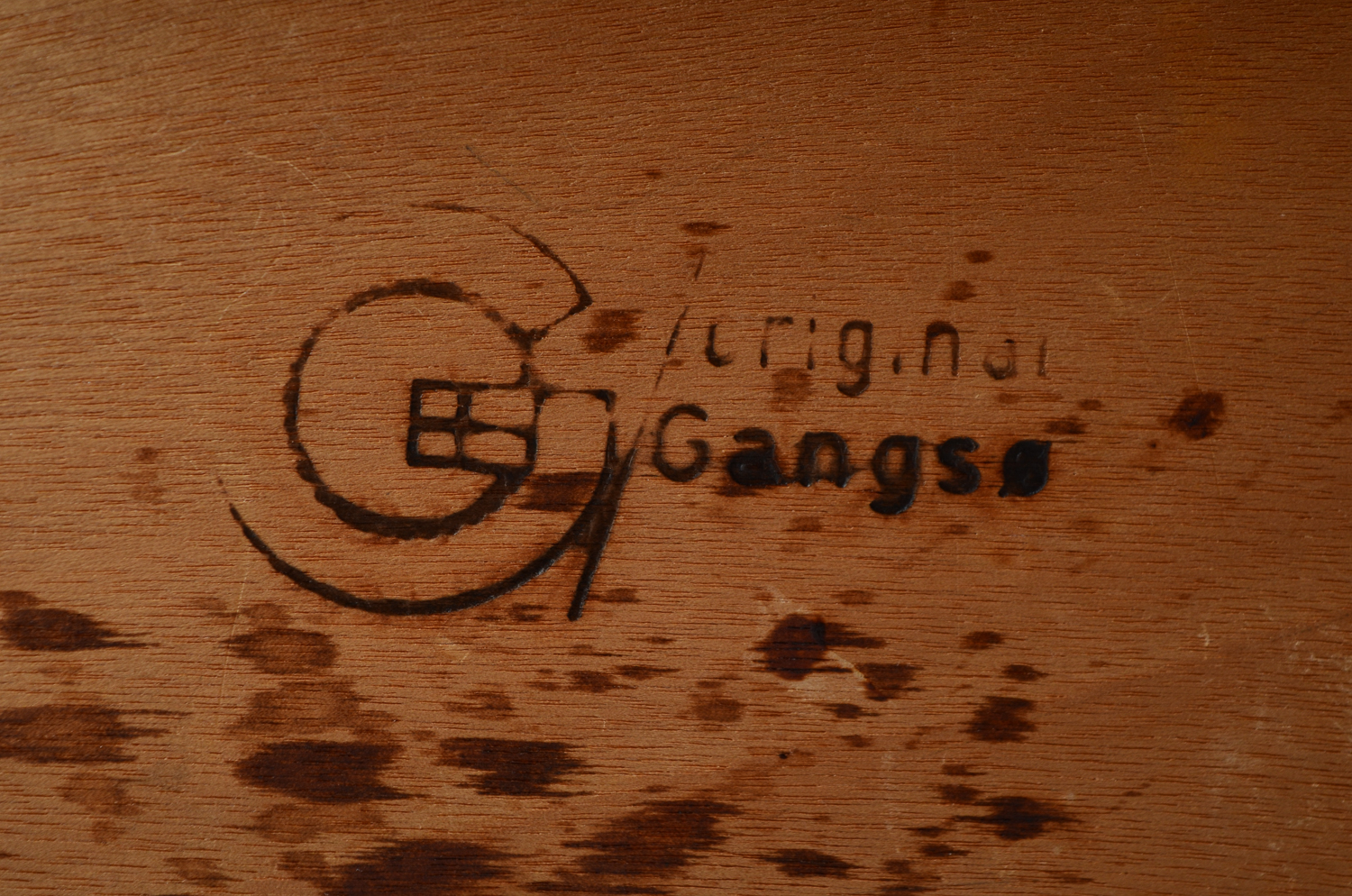 Danish Modern Tile Top Dining Table by Gangso Mobler