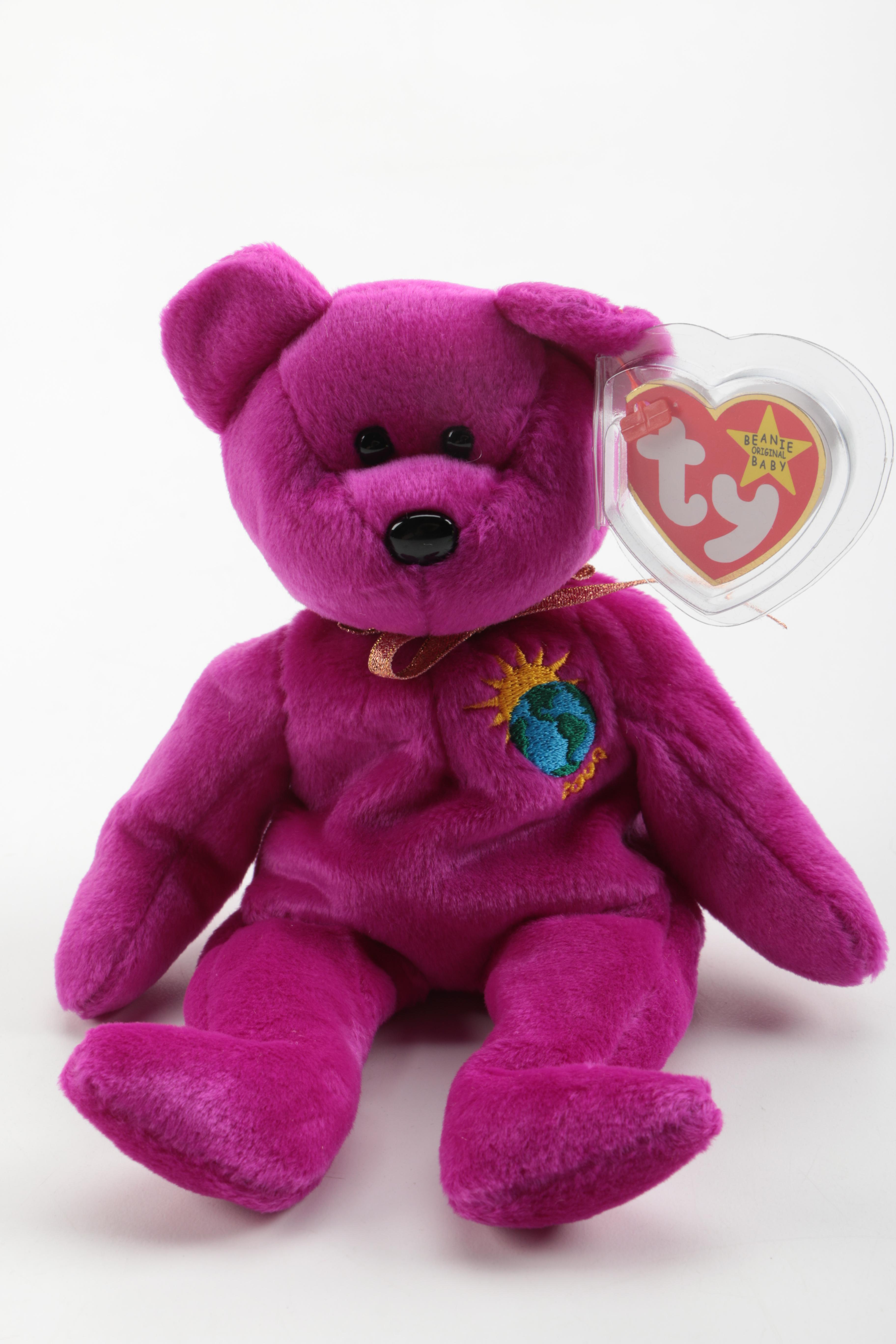 TY Beanie Babies Including Official Club Platinum Edition