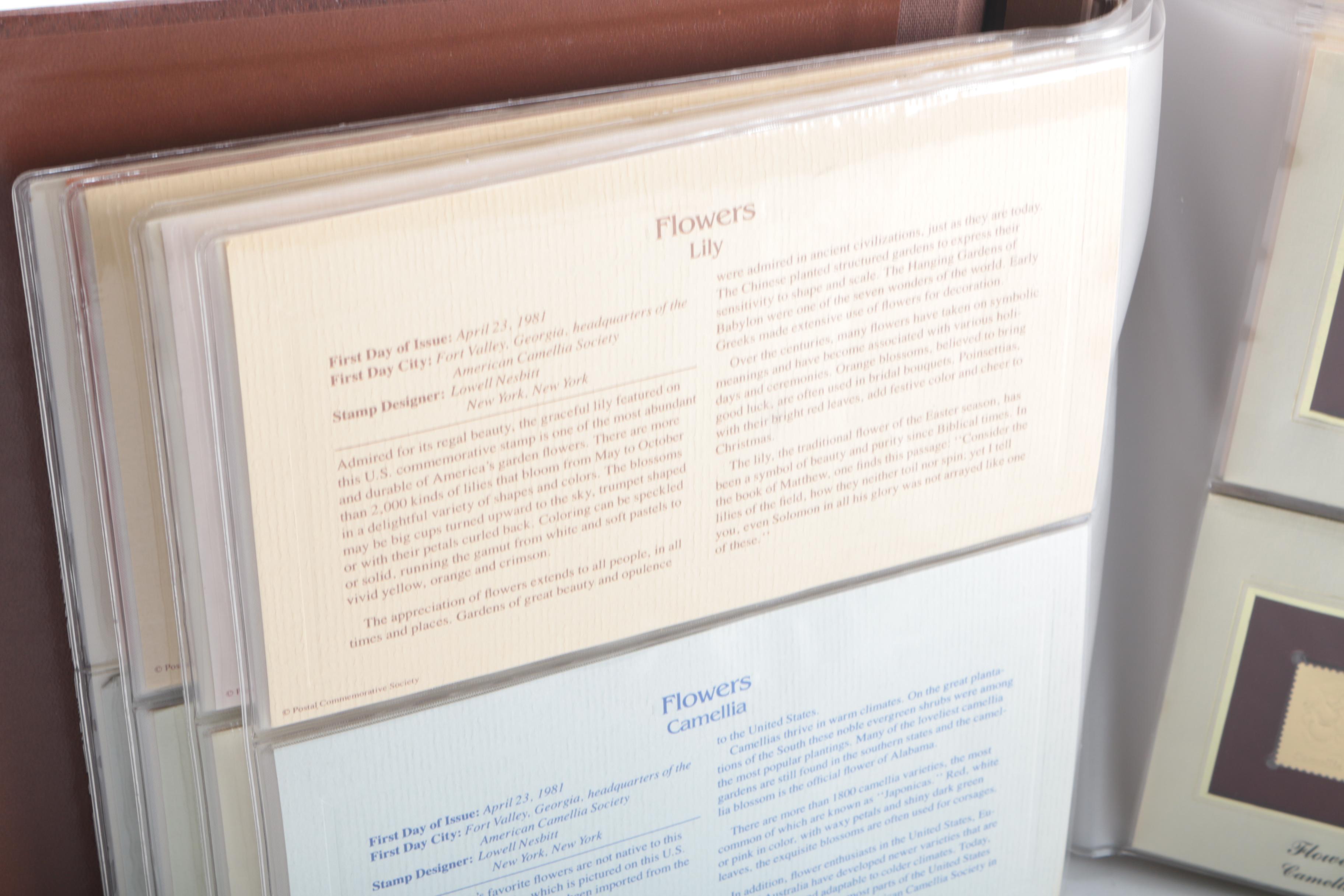 22K Gold Replicas of United States Postage Stamps