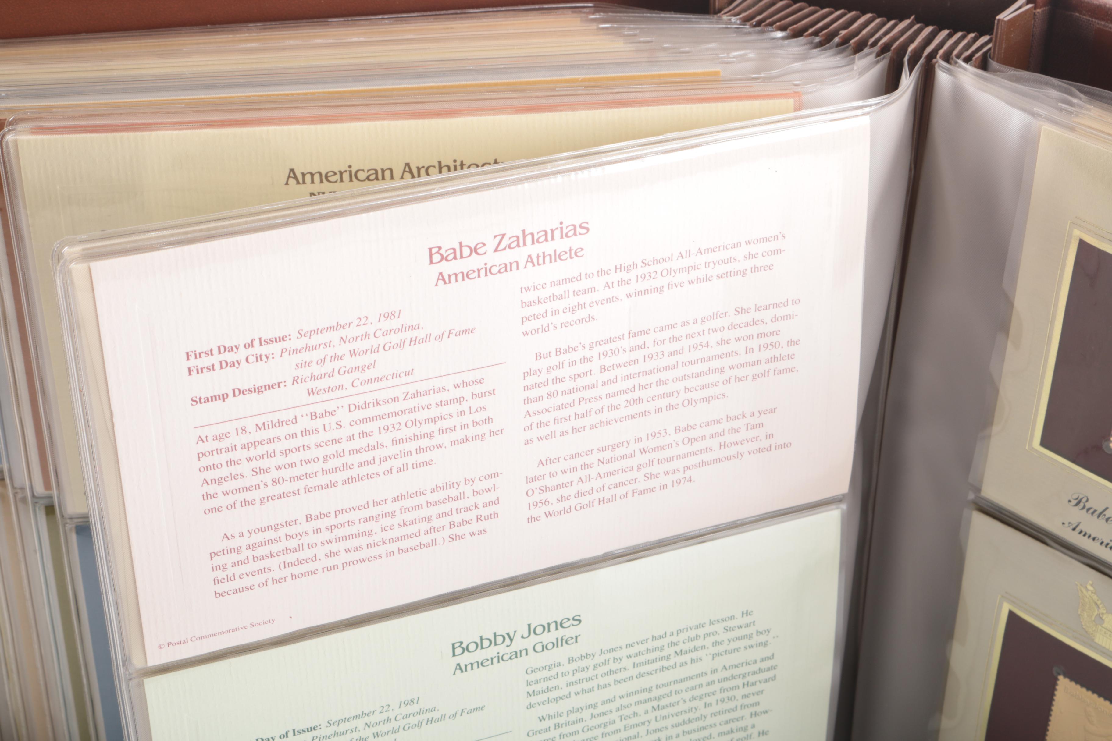 22K Gold Replicas of United States Postage Stamps