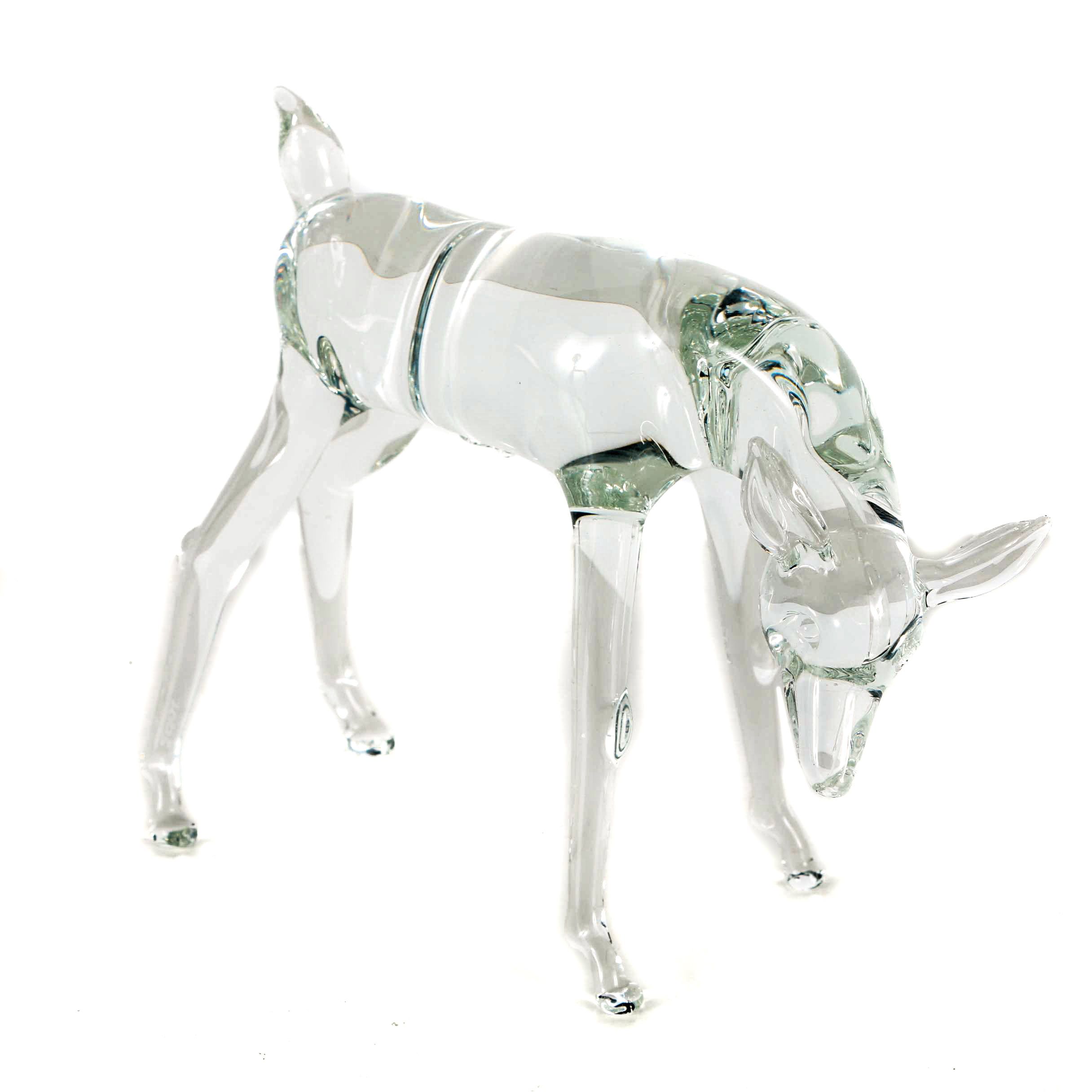 Frabel Studios Glass Deer Figurine