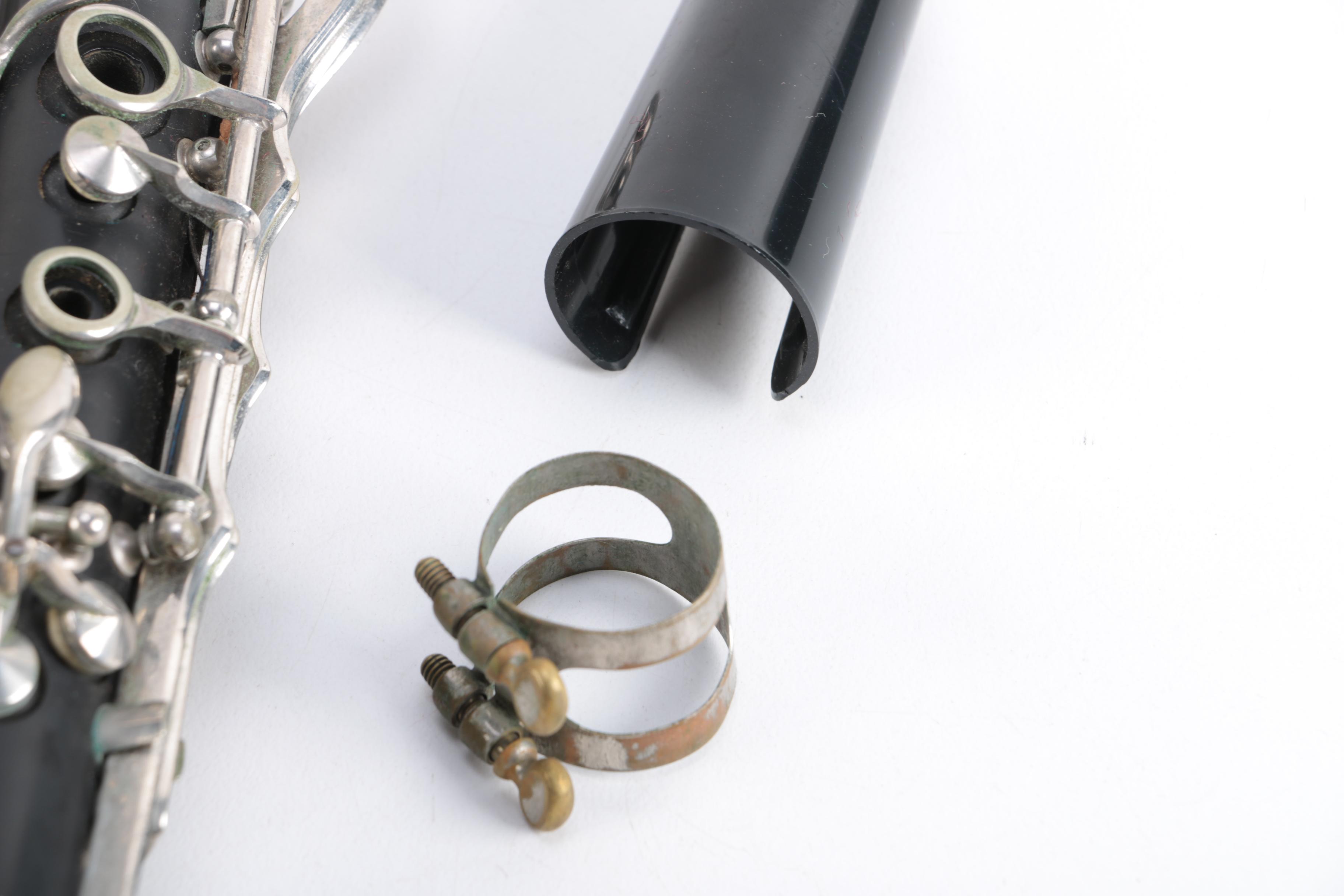 Vintage R.M. R. Malerne Paris B Flat Clarinet With Case