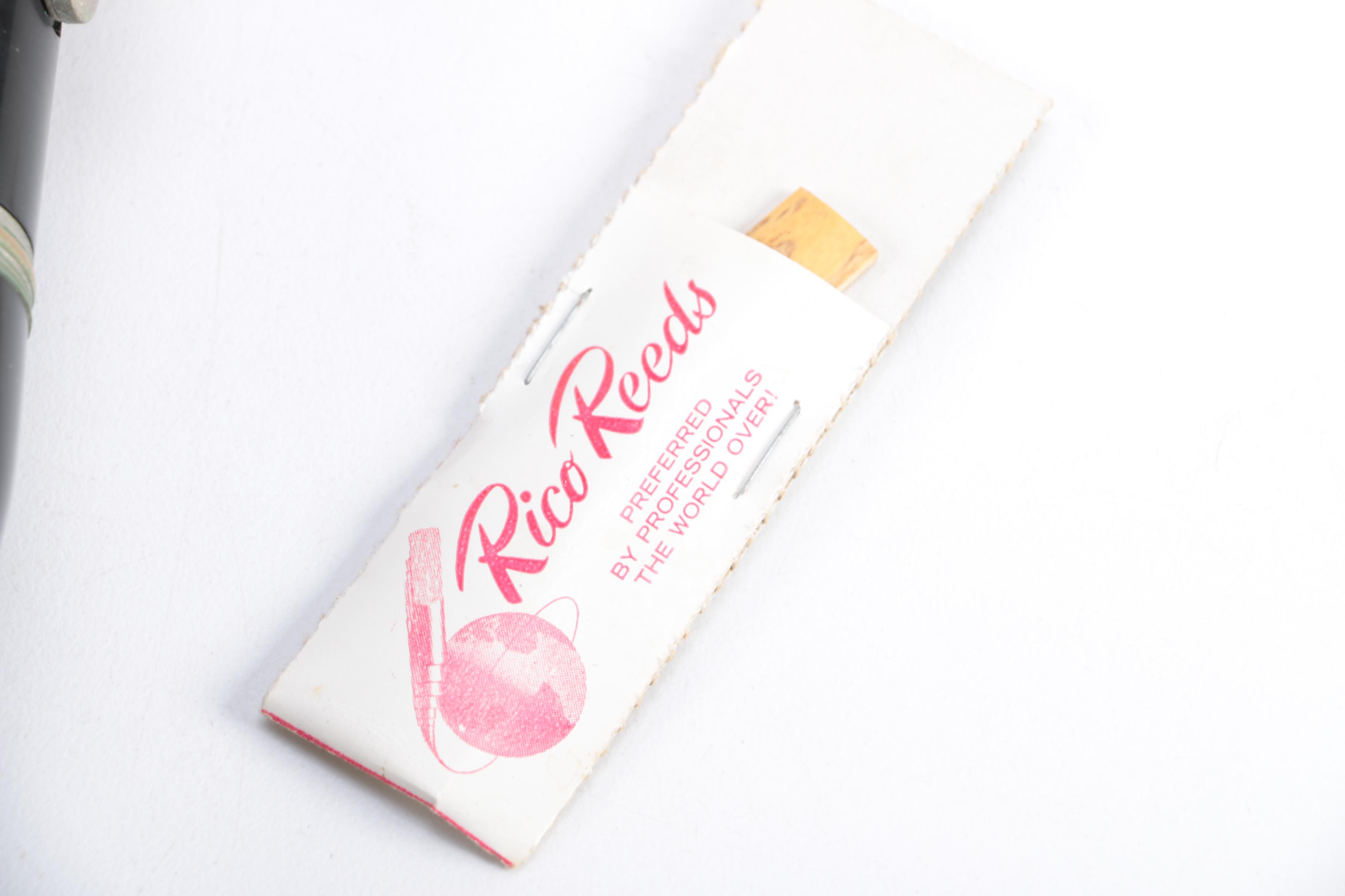 Vintage R.M. R. Malerne Paris B Flat Clarinet With Case