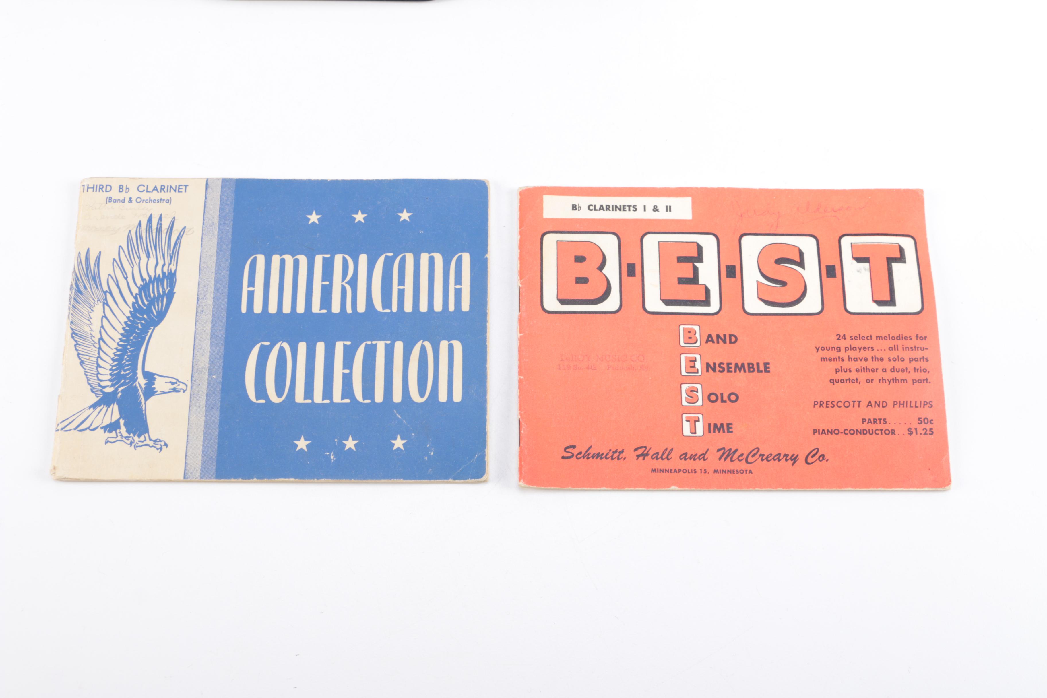 Vintage R.M. R. Malerne Paris B Flat Clarinet With Case