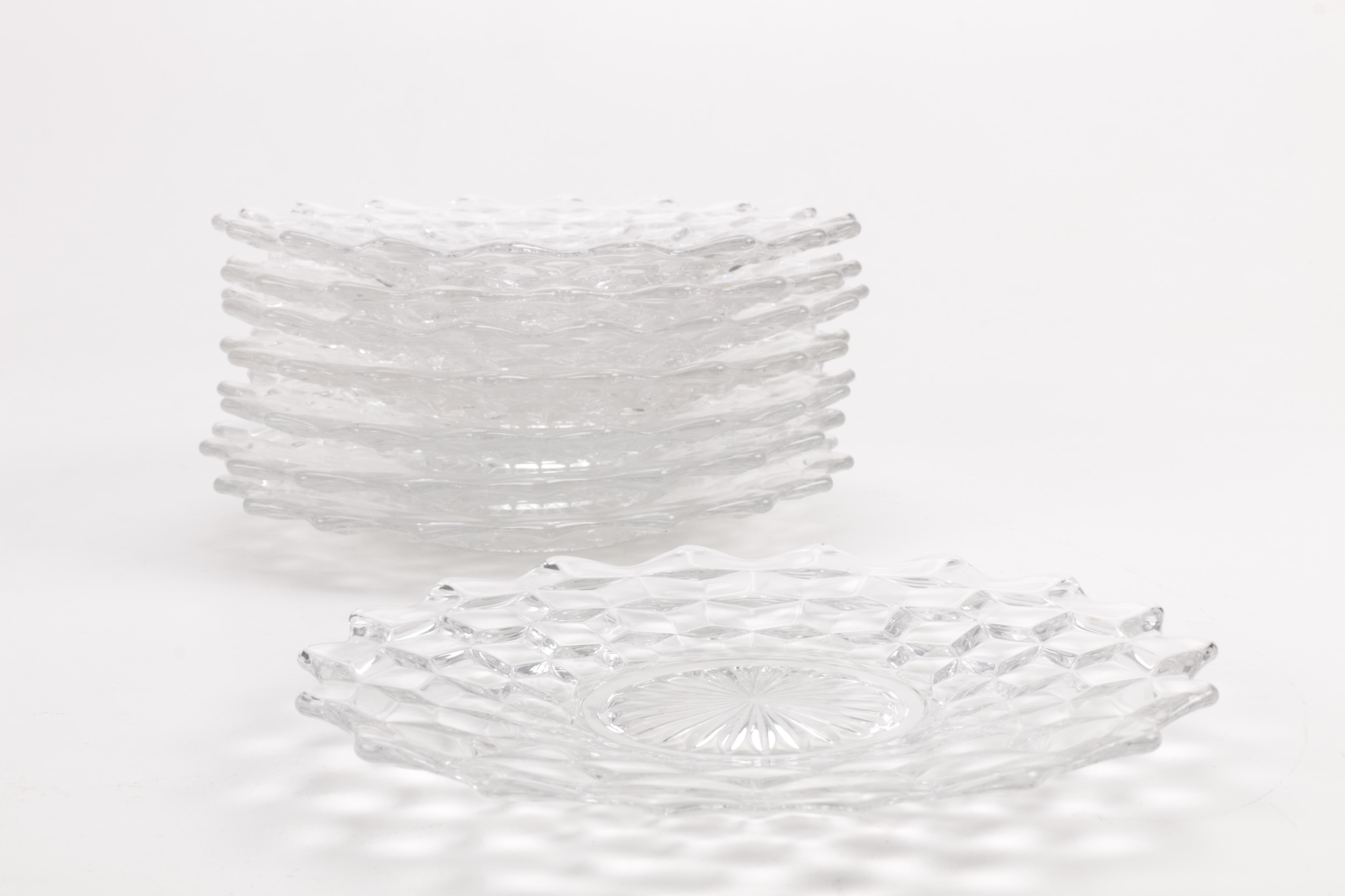 Fostoria "American Clear" Dessert Plates