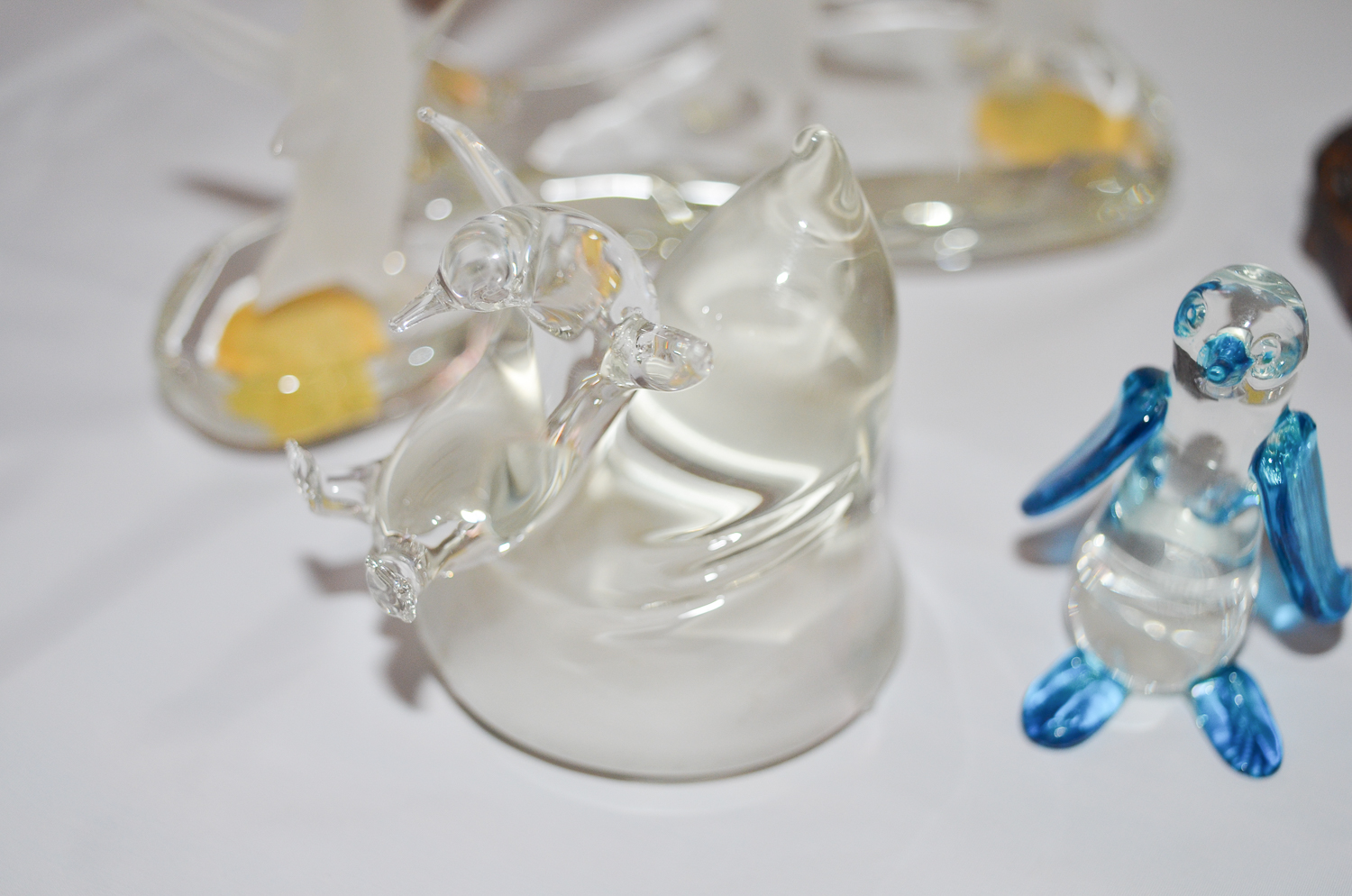 Collection of Art Glass Penguin Figurines