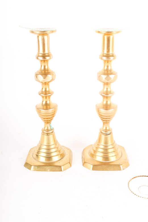 Brass Candle Holder Grouping