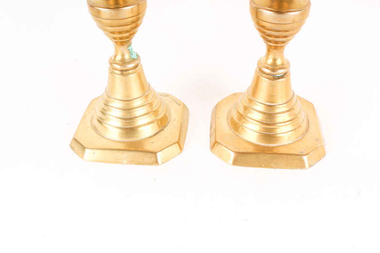 Brass Candle Holder Grouping