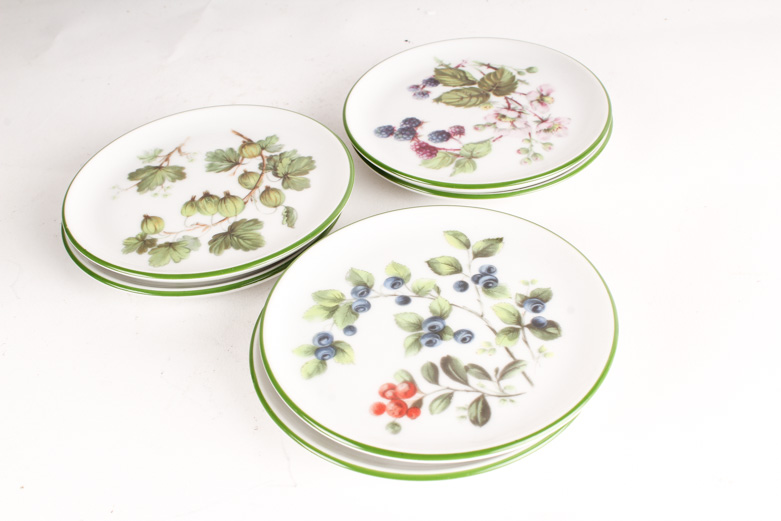 Porcelain Plates Featuring Meissen and More