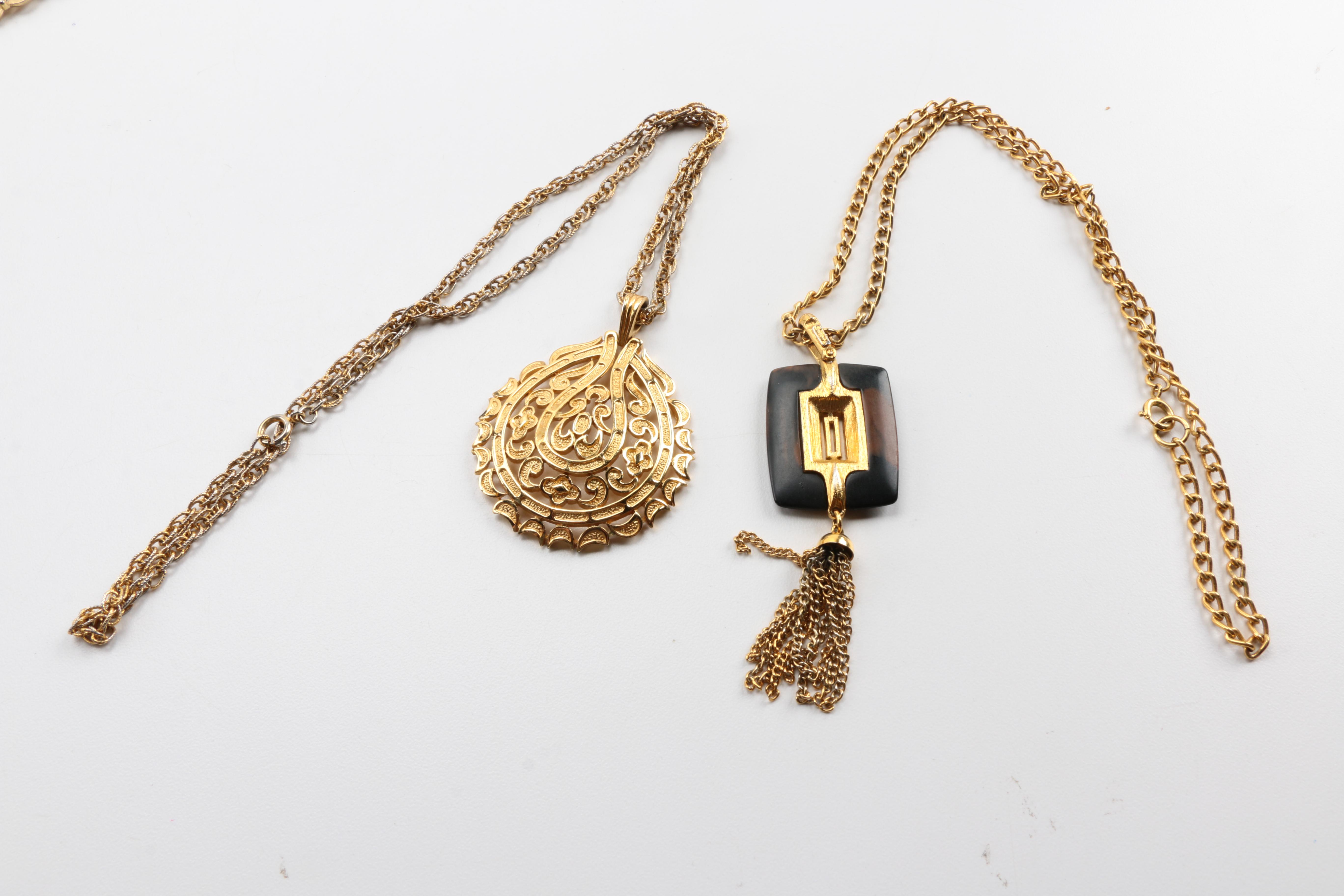 Generous Assortment of Vintage Costume Jewelry Featuring Trifari