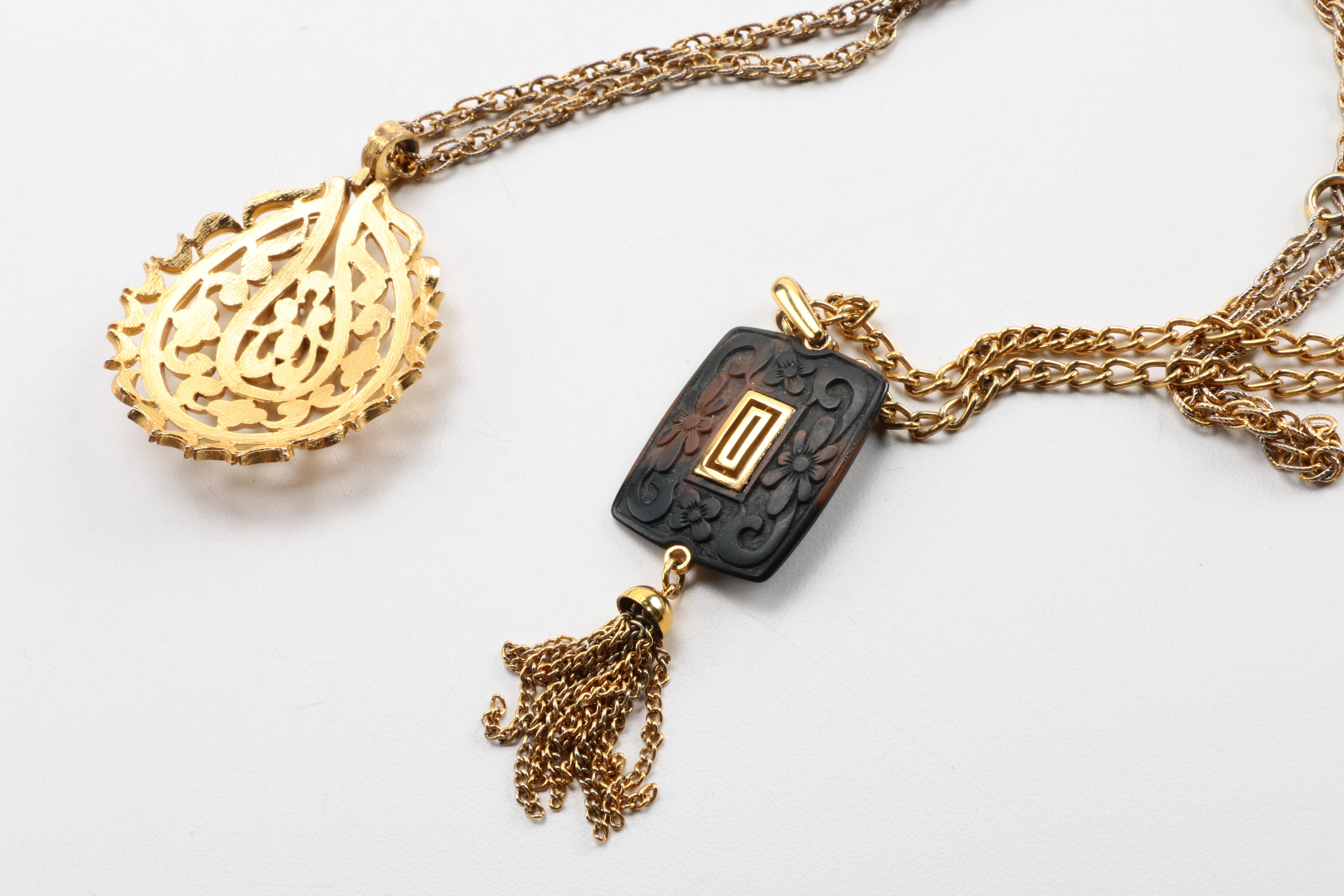 Generous Assortment of Vintage Costume Jewelry Featuring Trifari