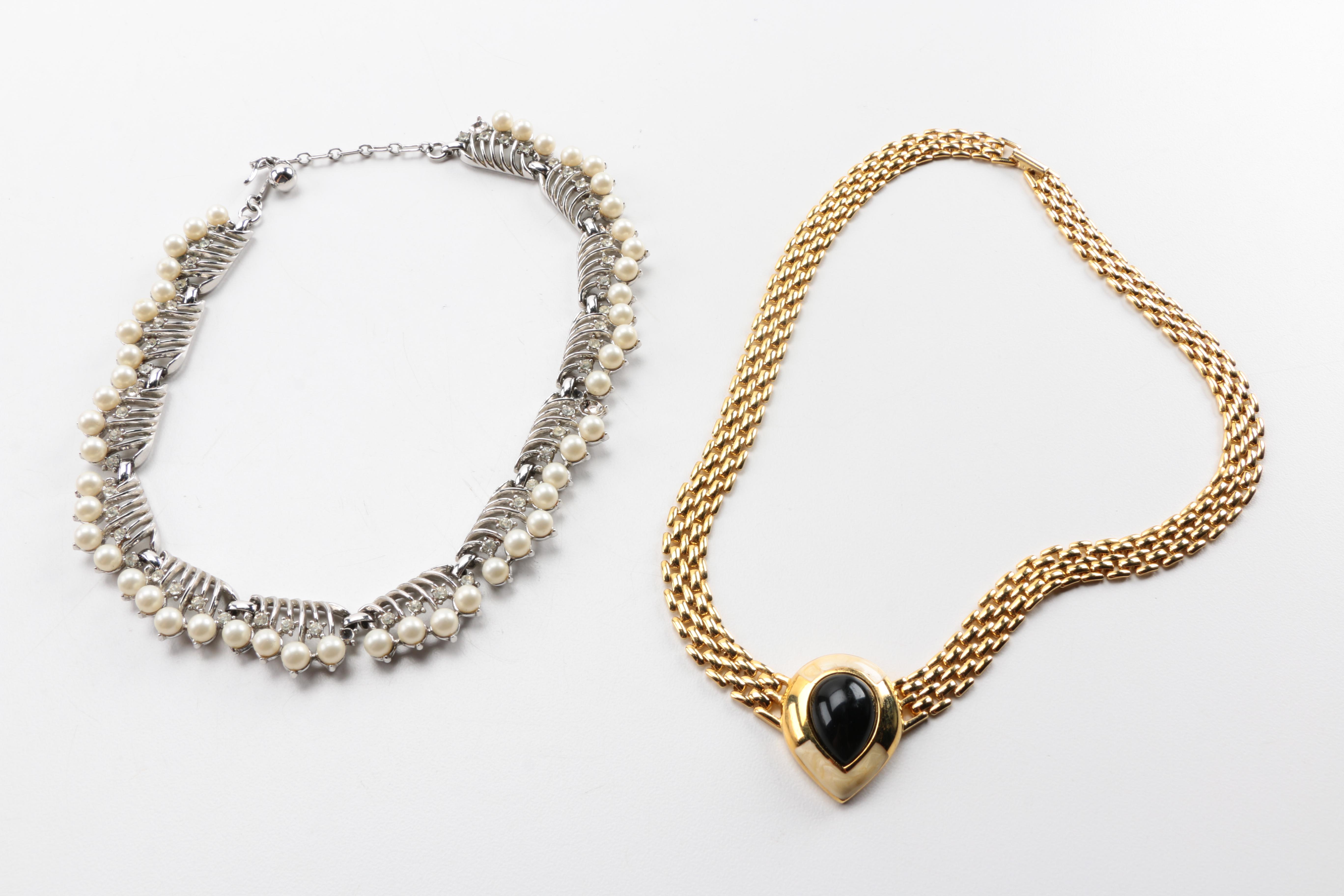 Generous Assortment of Vintage Costume Jewelry Featuring Trifari