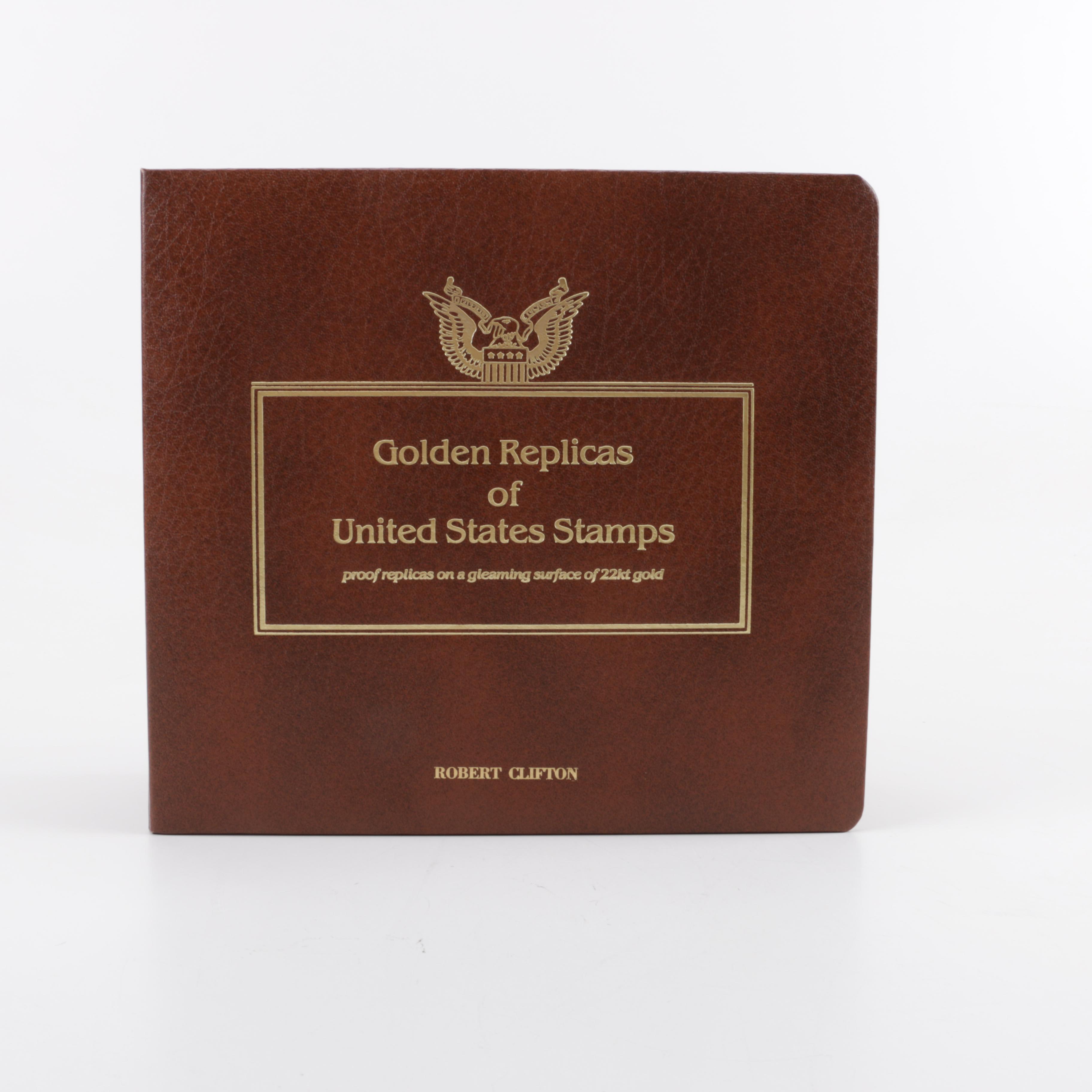 22K Gold Replicas of United States Postage Stamps