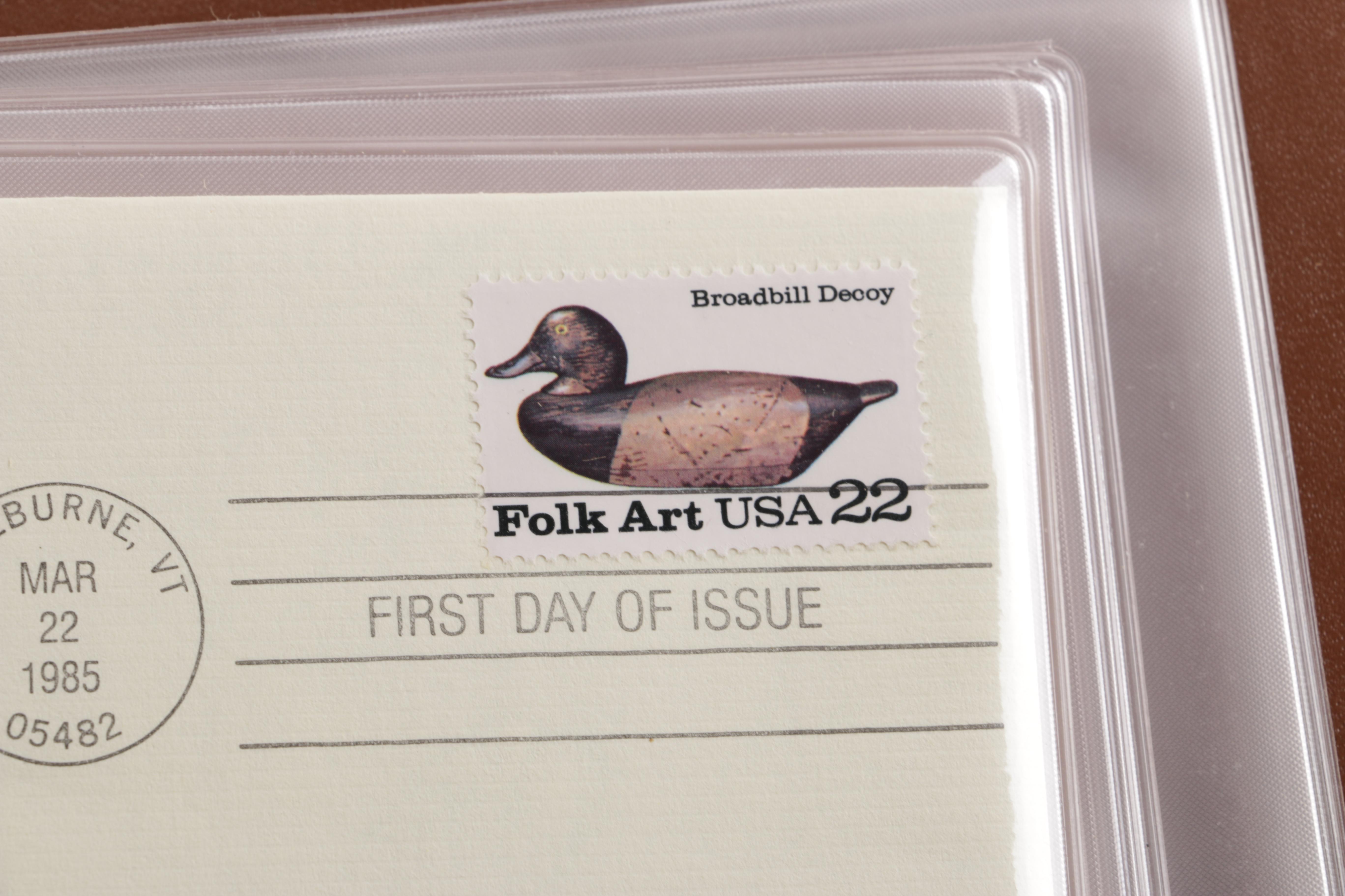 22K Gold Replicas of United States Postage Stamps