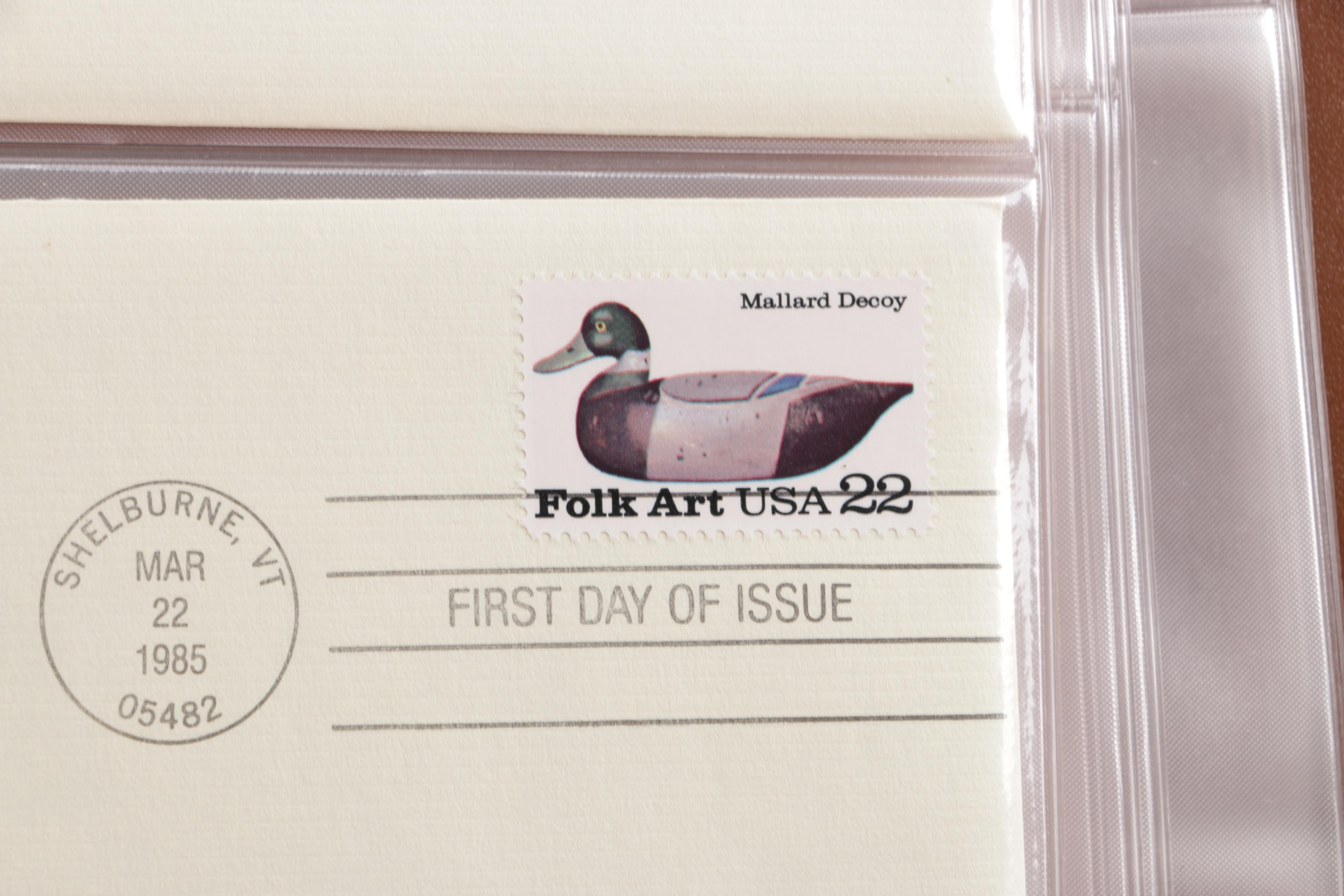 22K Gold Replicas of United States Postage Stamps