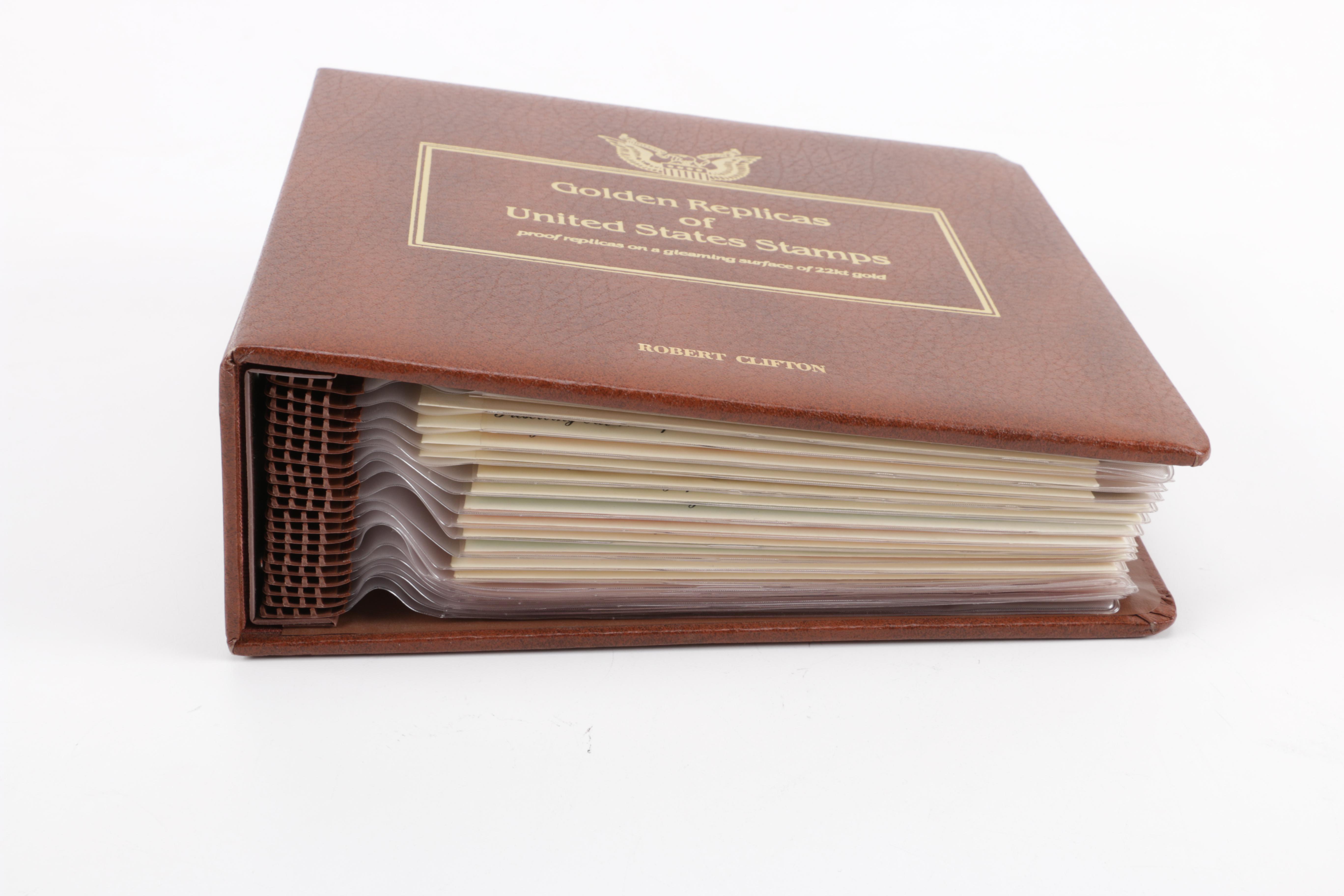 22K Gold Replicas of United States Postage Stamps