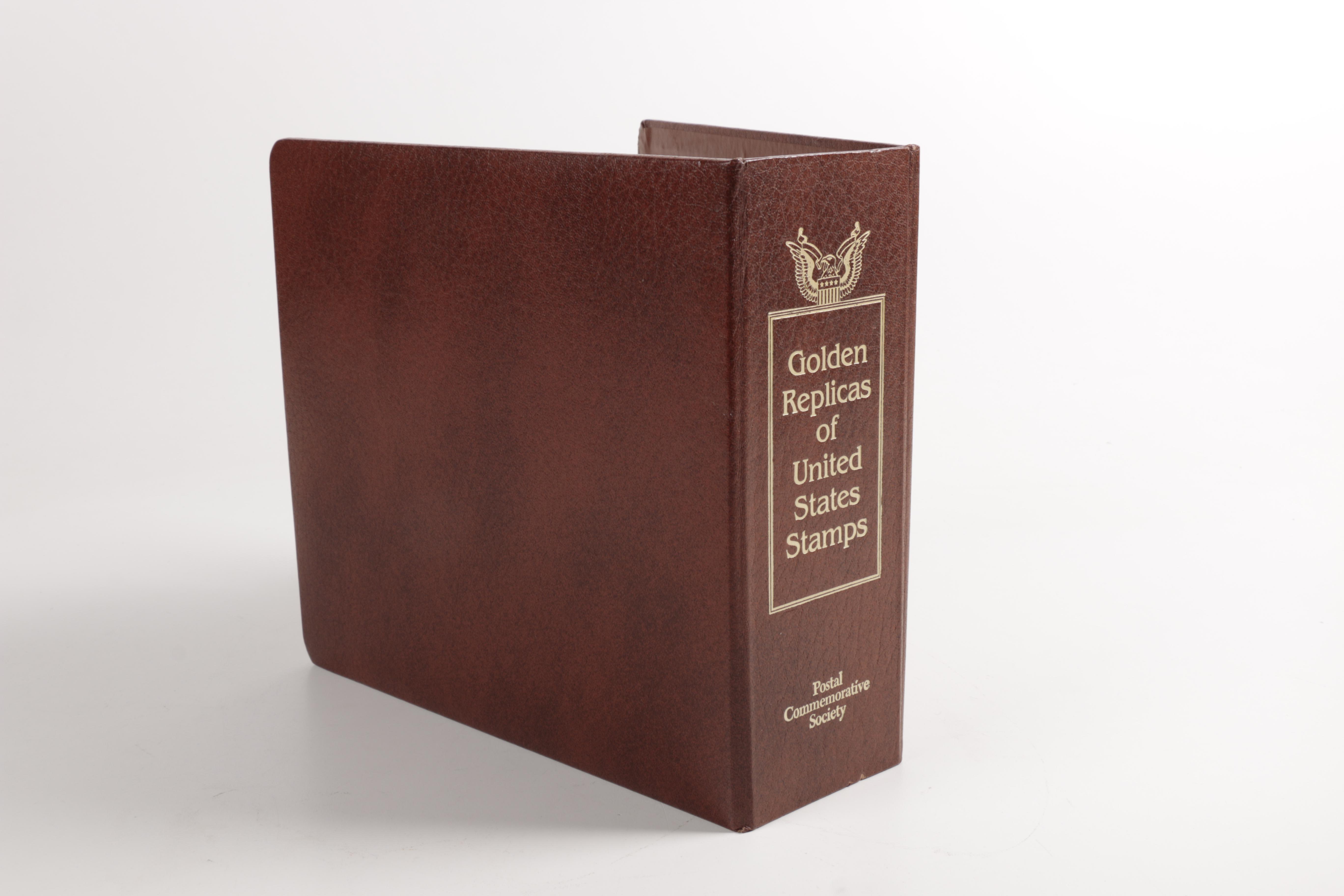 22K Gold Replicas of United States Postage Stamps