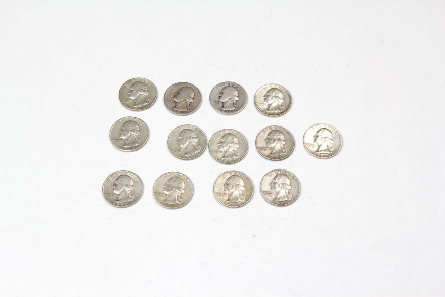 Collection of 1936-1964 Silver Quarters
