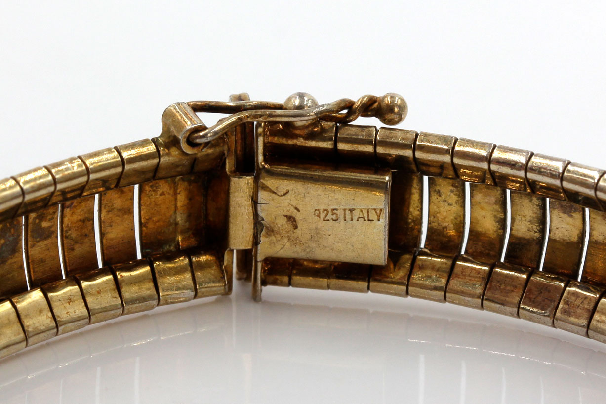 Gold Plated Sterling Silver Bracelets