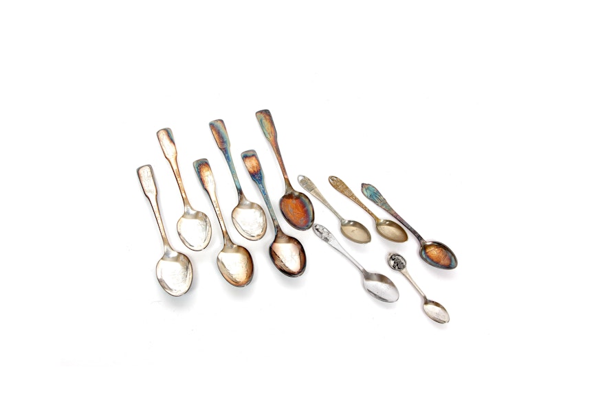 Collection of International "Distinguished Americans" Spoons