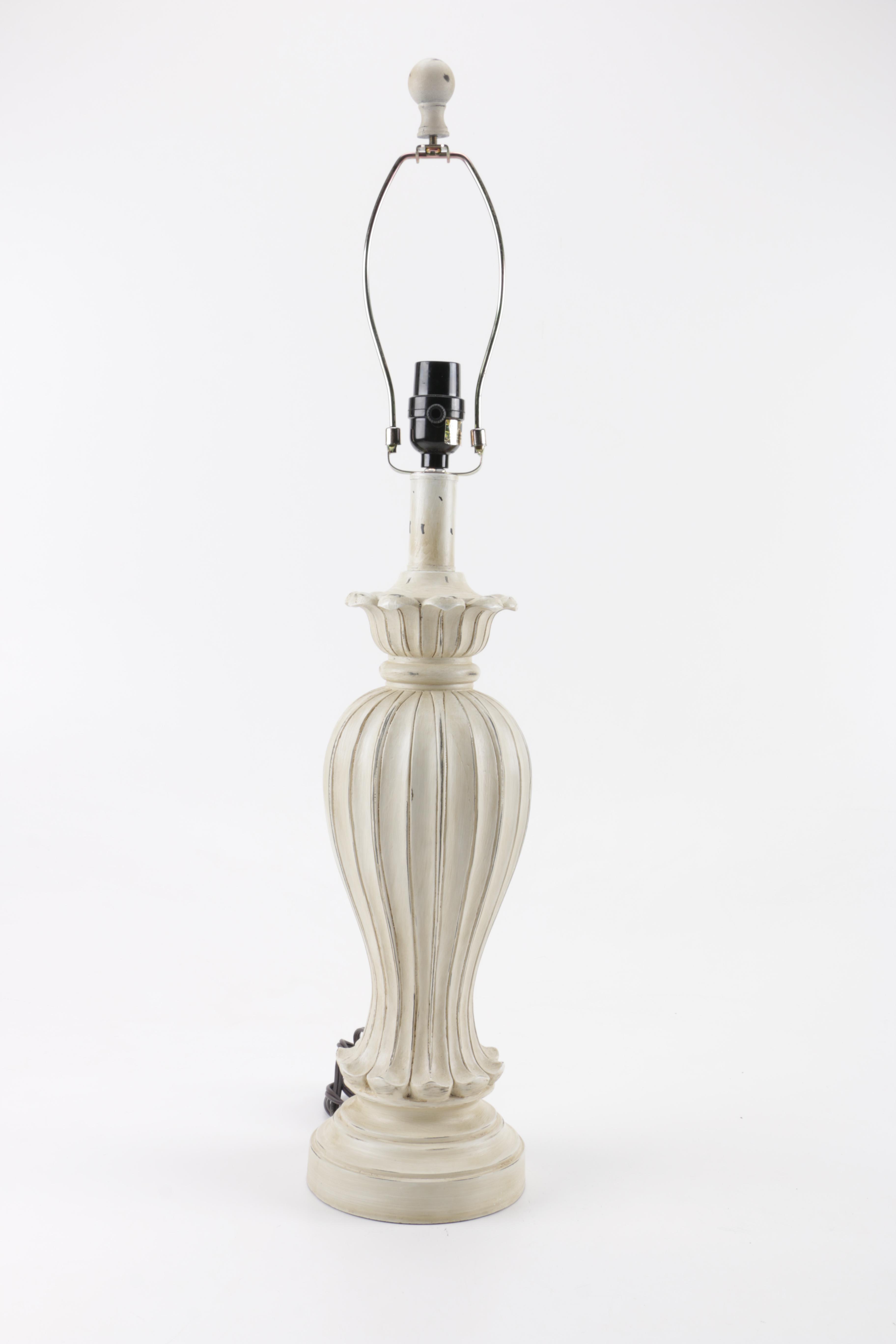 Pair of Wooden Table Lamps