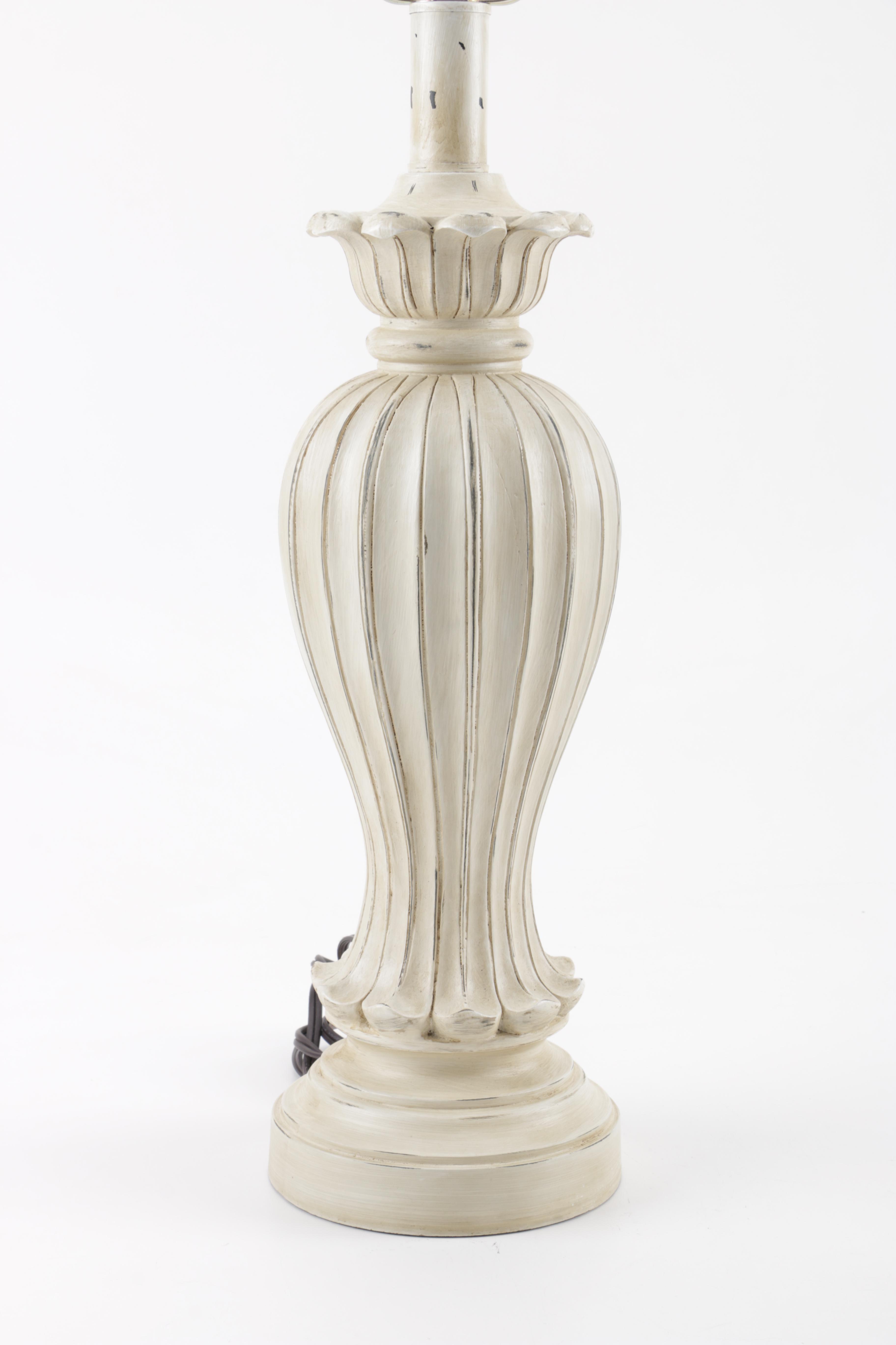 Pair of Wooden Table Lamps