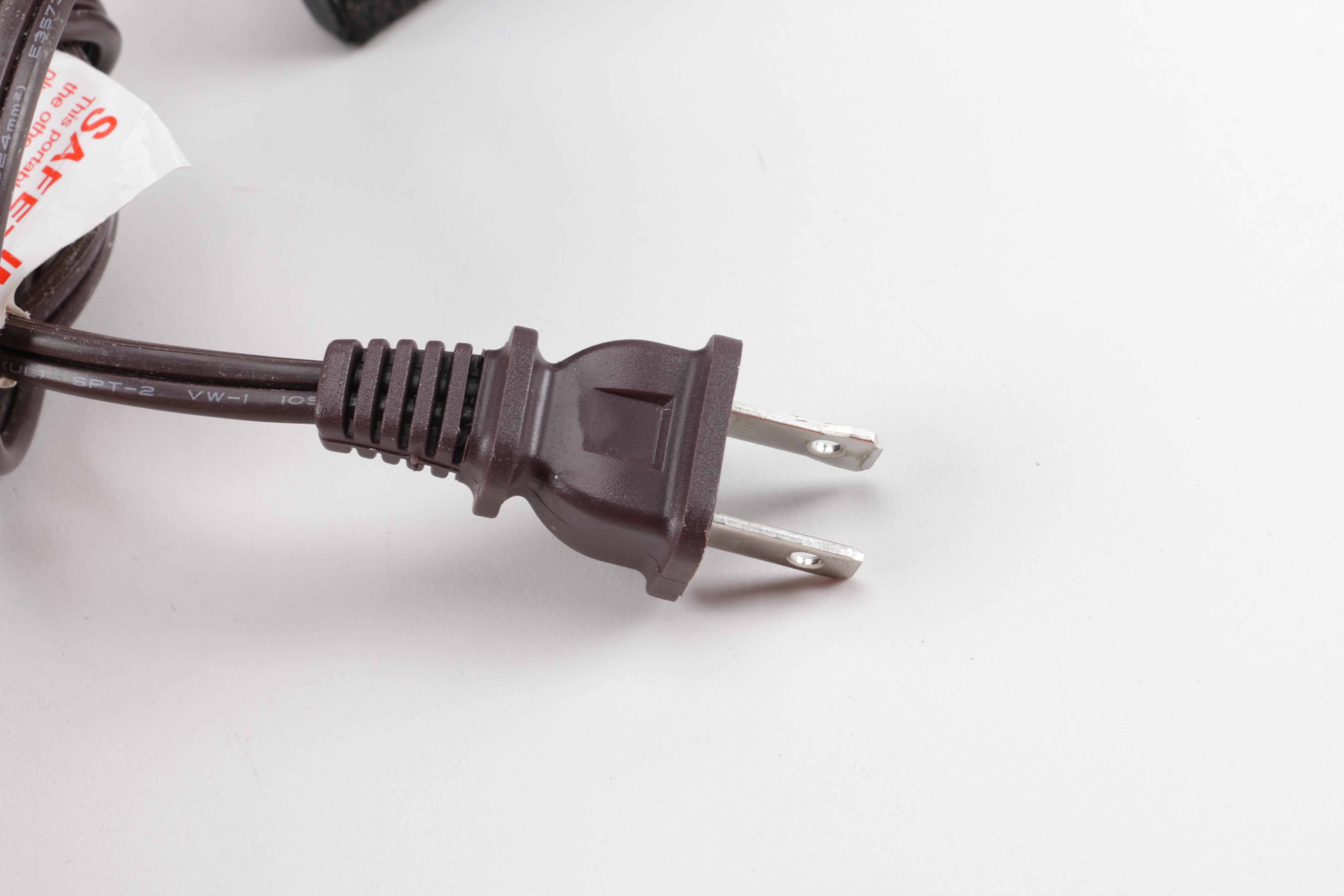 Pair of Wooden Table Lamps