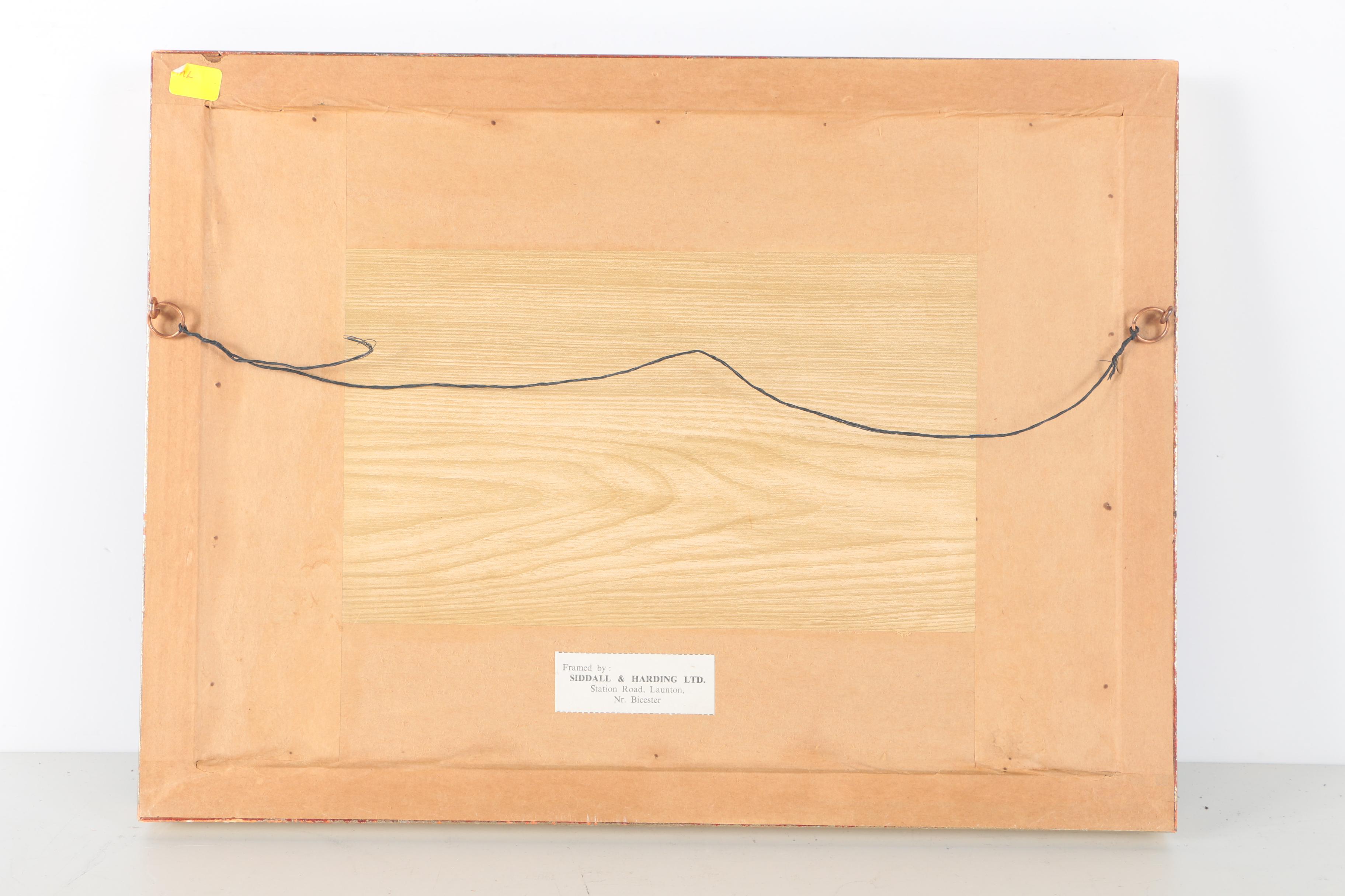 Oil Painting on Wood Panel of Pastoral English Landscape