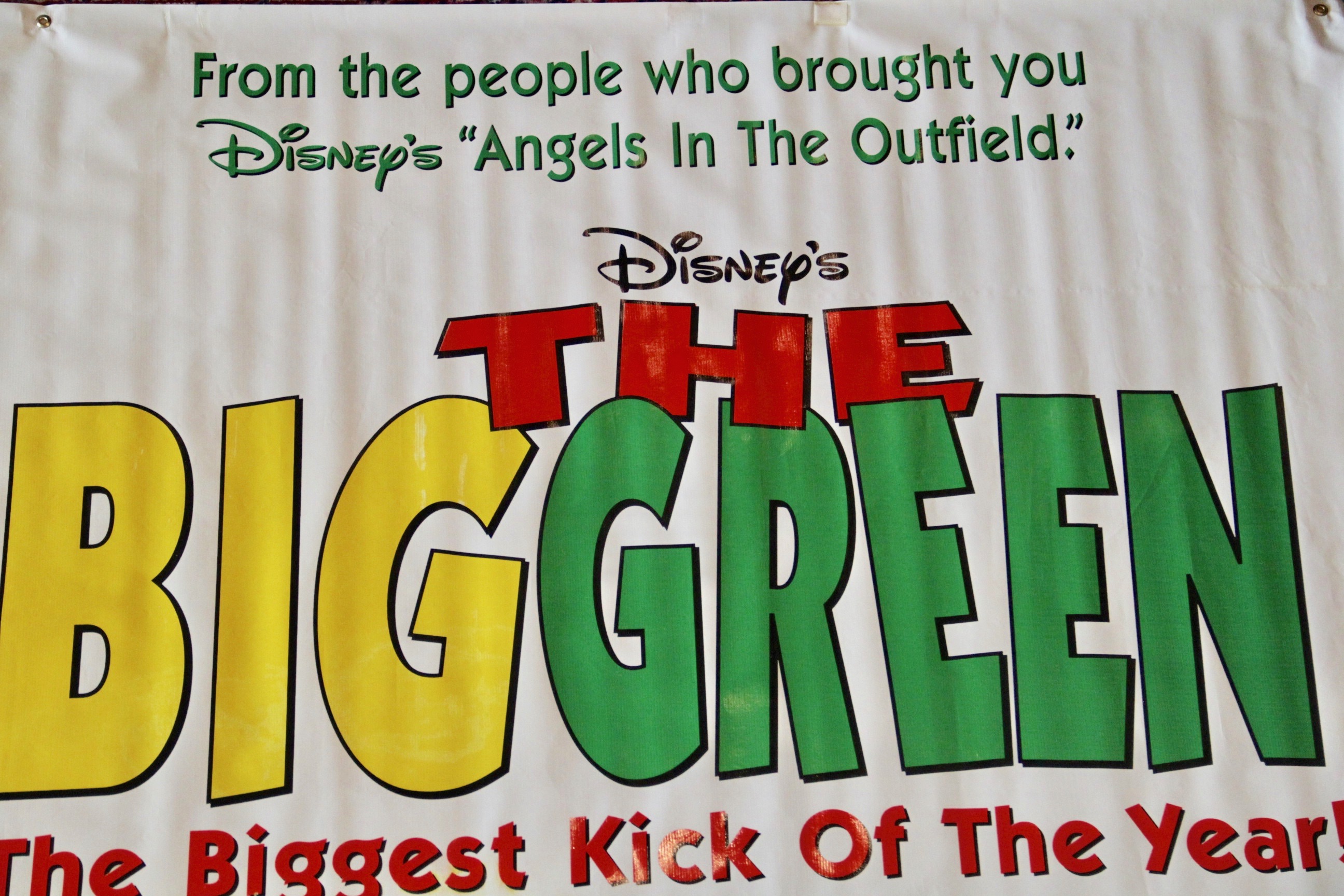 Disney's "The Big Green" Vinyl Movie Banner